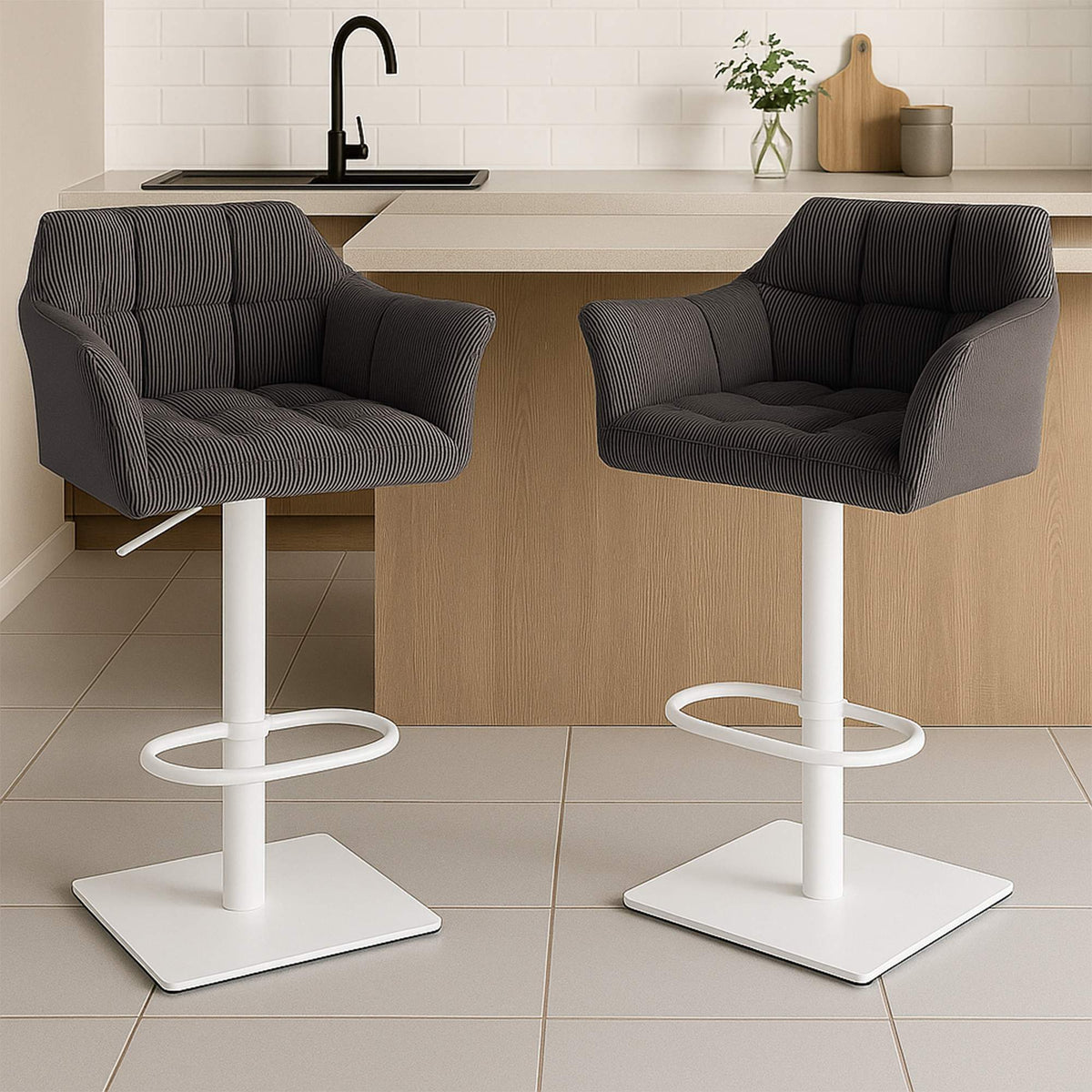 Barhocker Damaso W Cord – Ansicht 13