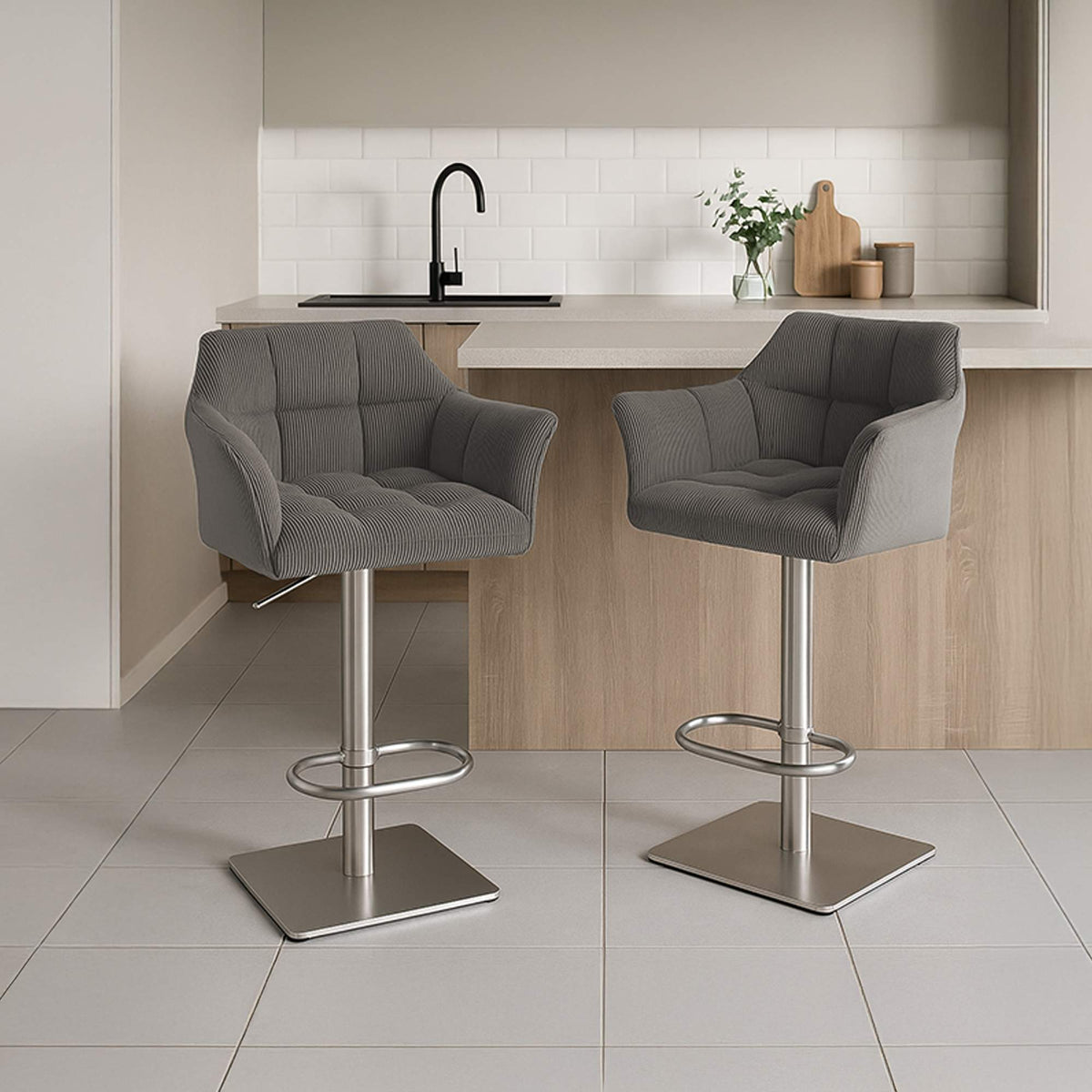 Barhocker Damaso E Cord – Ansicht 13