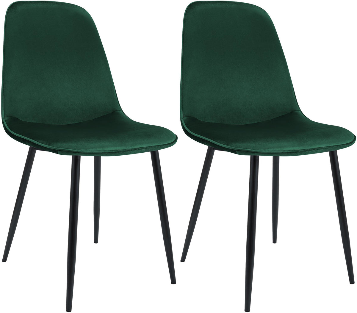 2er Set Esszimmerstuhl Maryam Samt