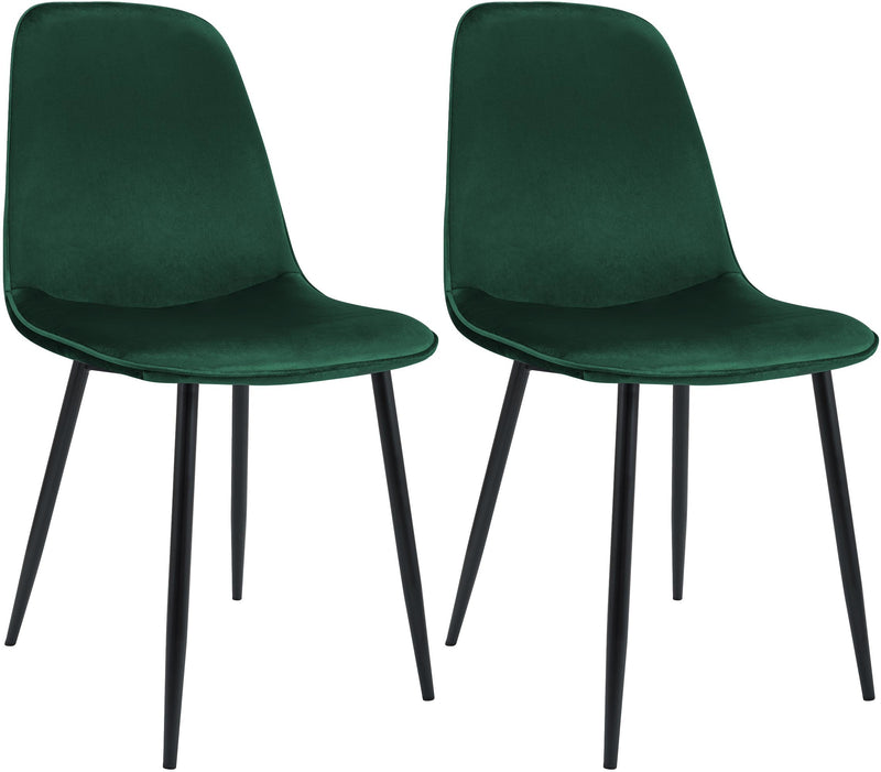 2er Set Esszimmerstuhl Maryam Samt