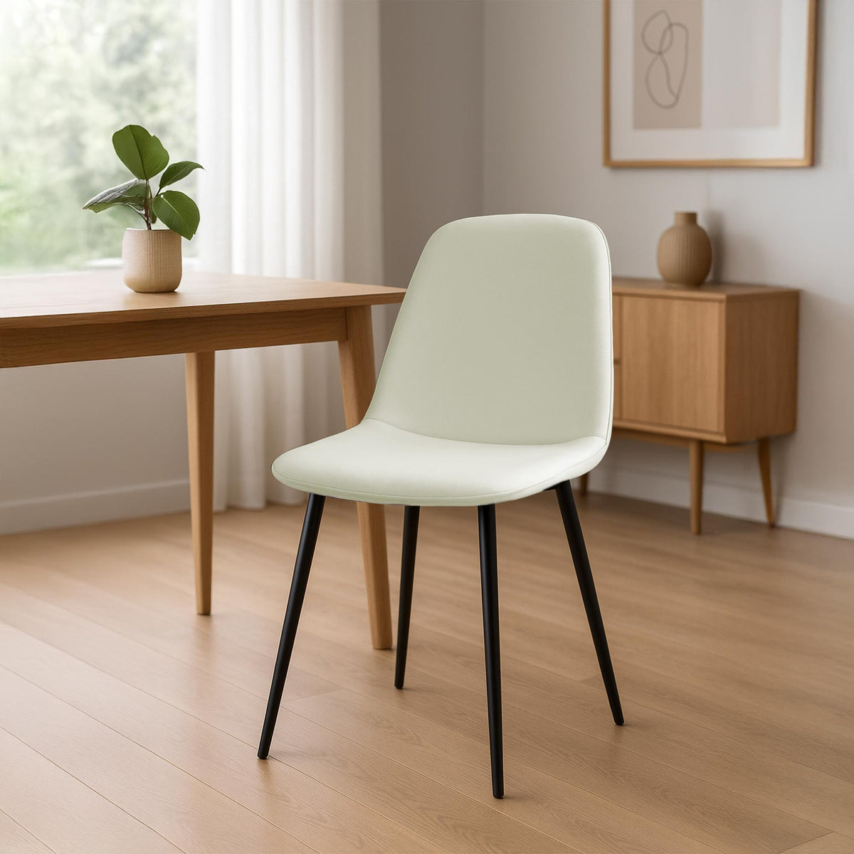 2er Set Esszimmerstuhl Maryam Stoff – Ansicht 3