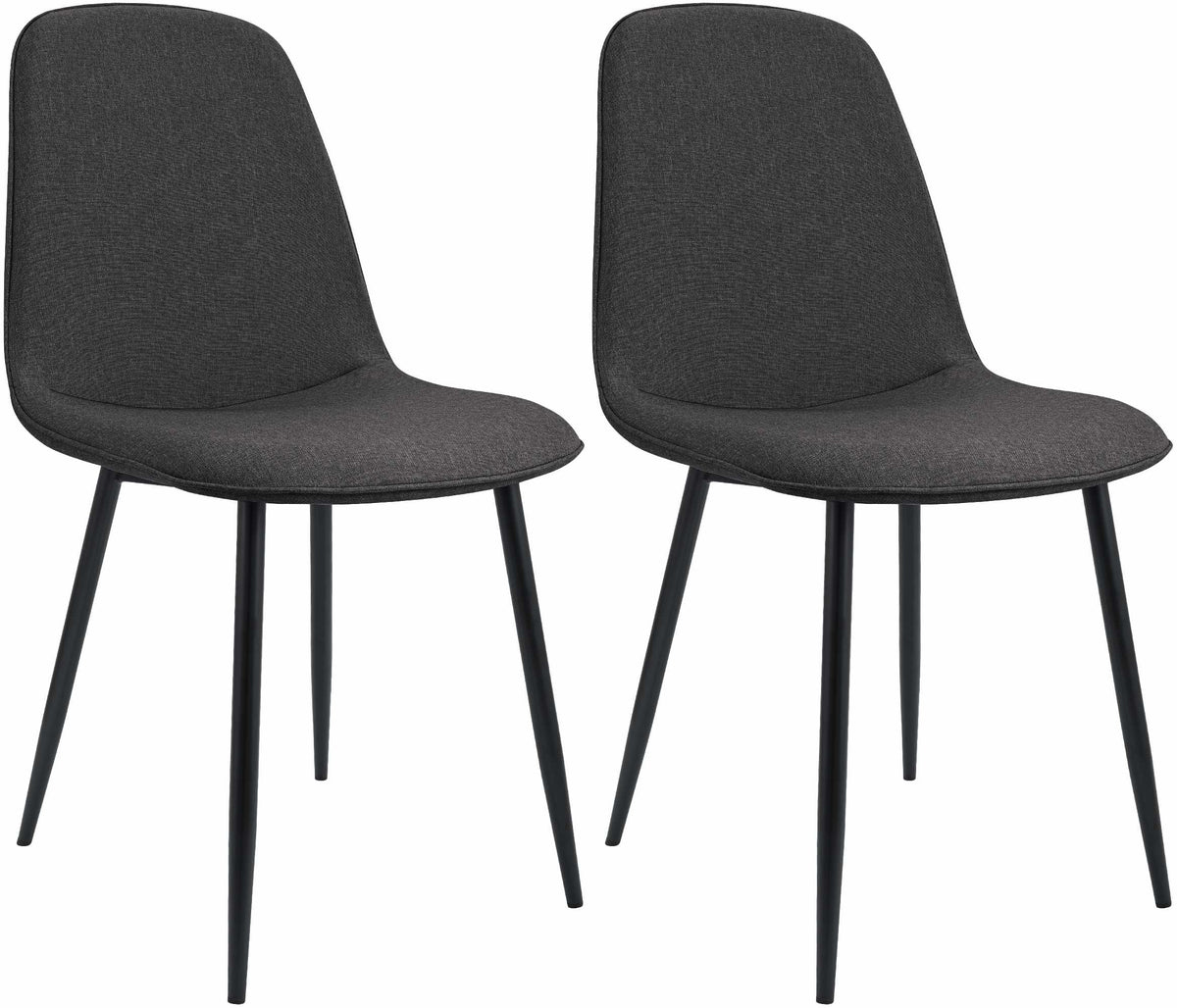 2er Set Esszimmerstuhl Maryam Stoff – Ansicht 15