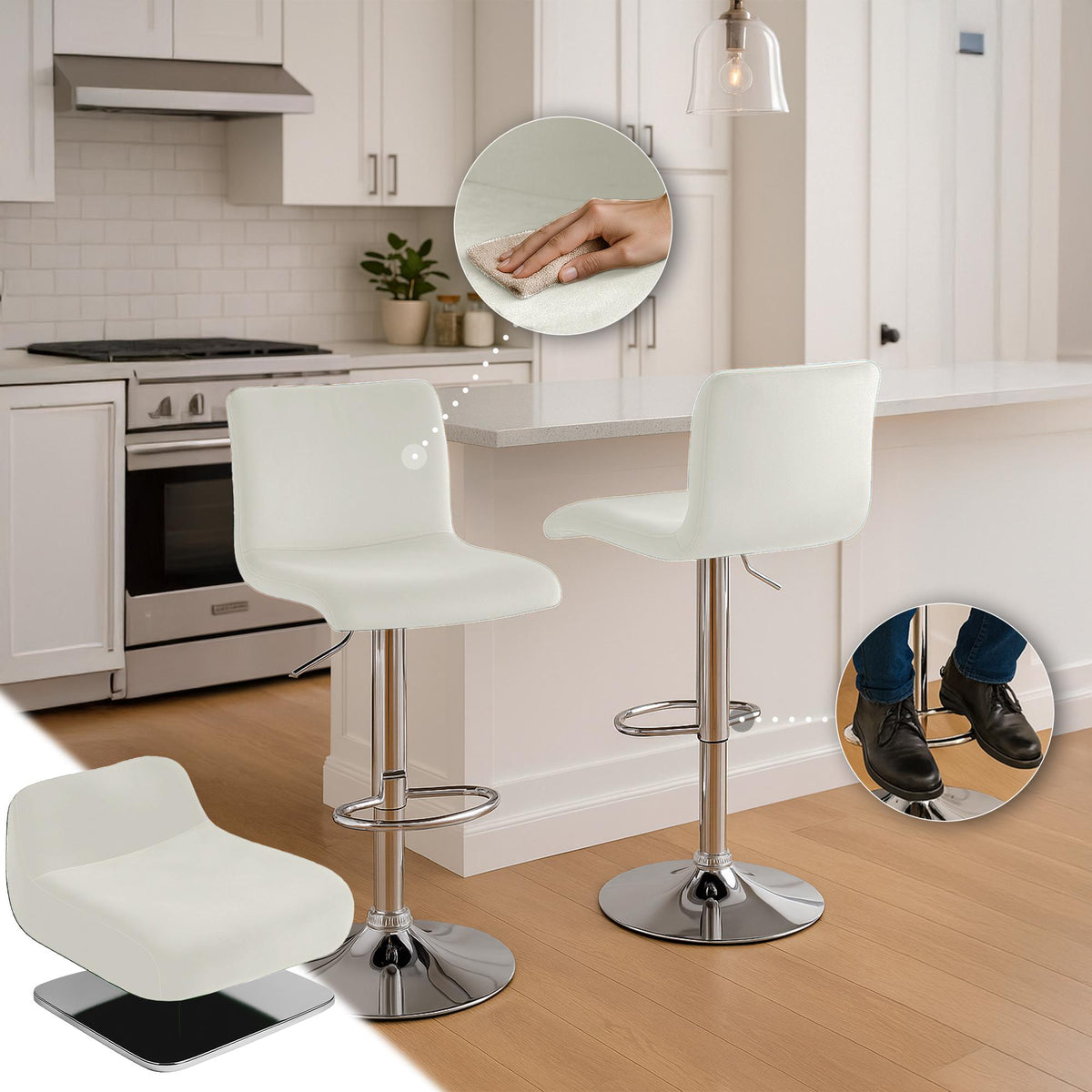 Barhocker Hoover Samt C – Ansicht 11