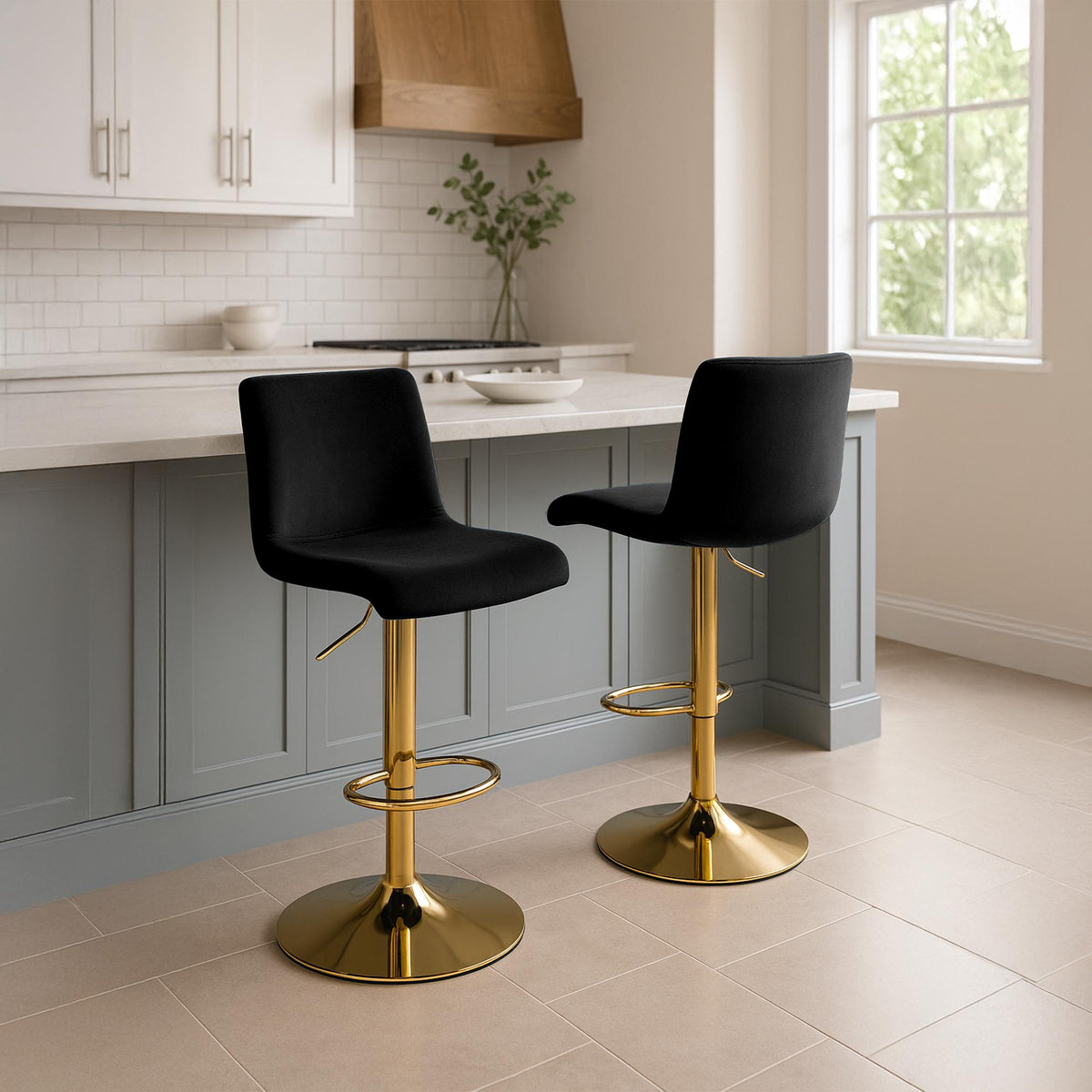 Barhocker Hoover Samt G – Ansicht 3