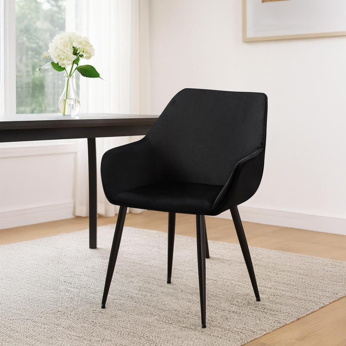 2er Set Esszimmerstuhl Vessa Samt – Ansicht 3