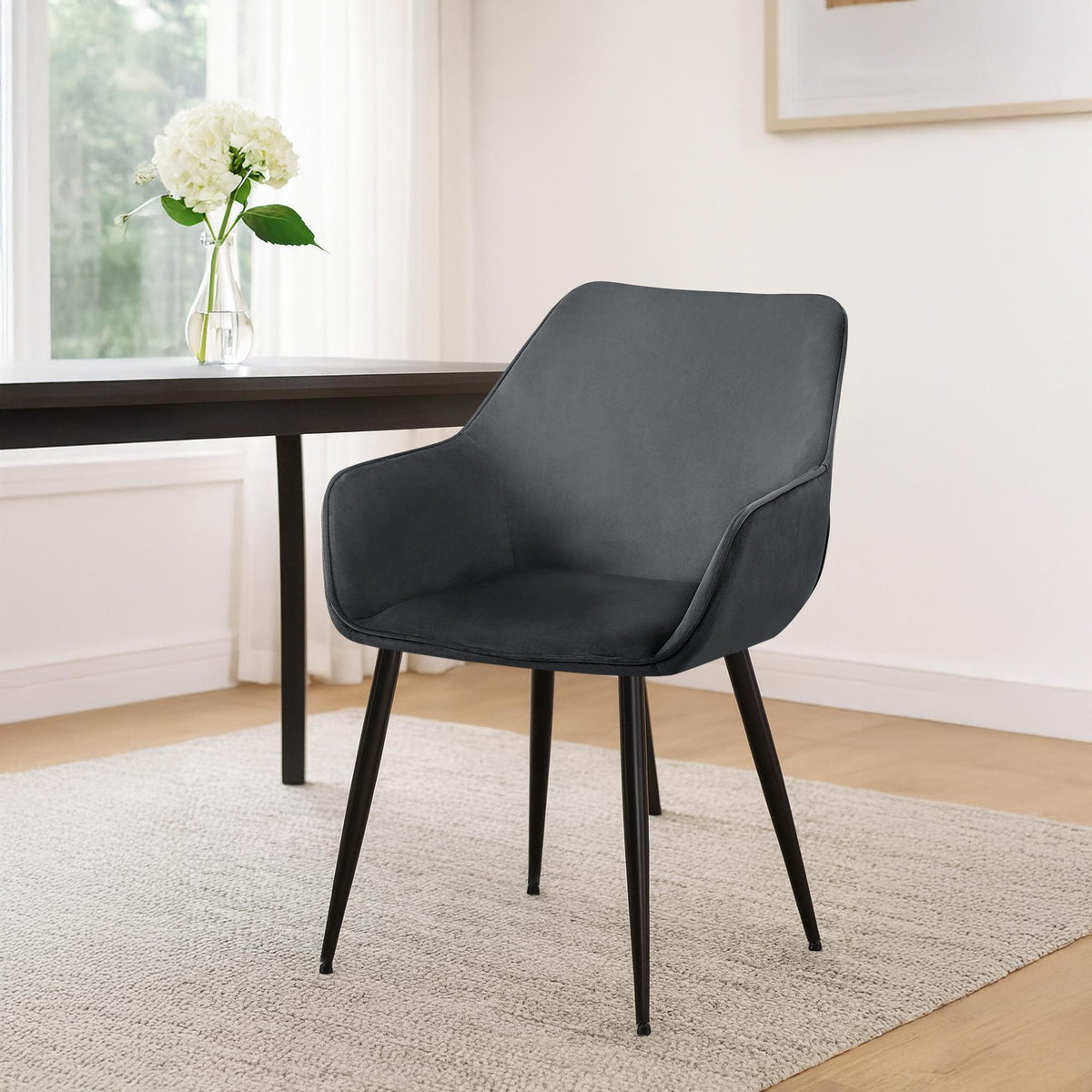 2er Set Esszimmerstuhl Vessa Samt – Ansicht 10