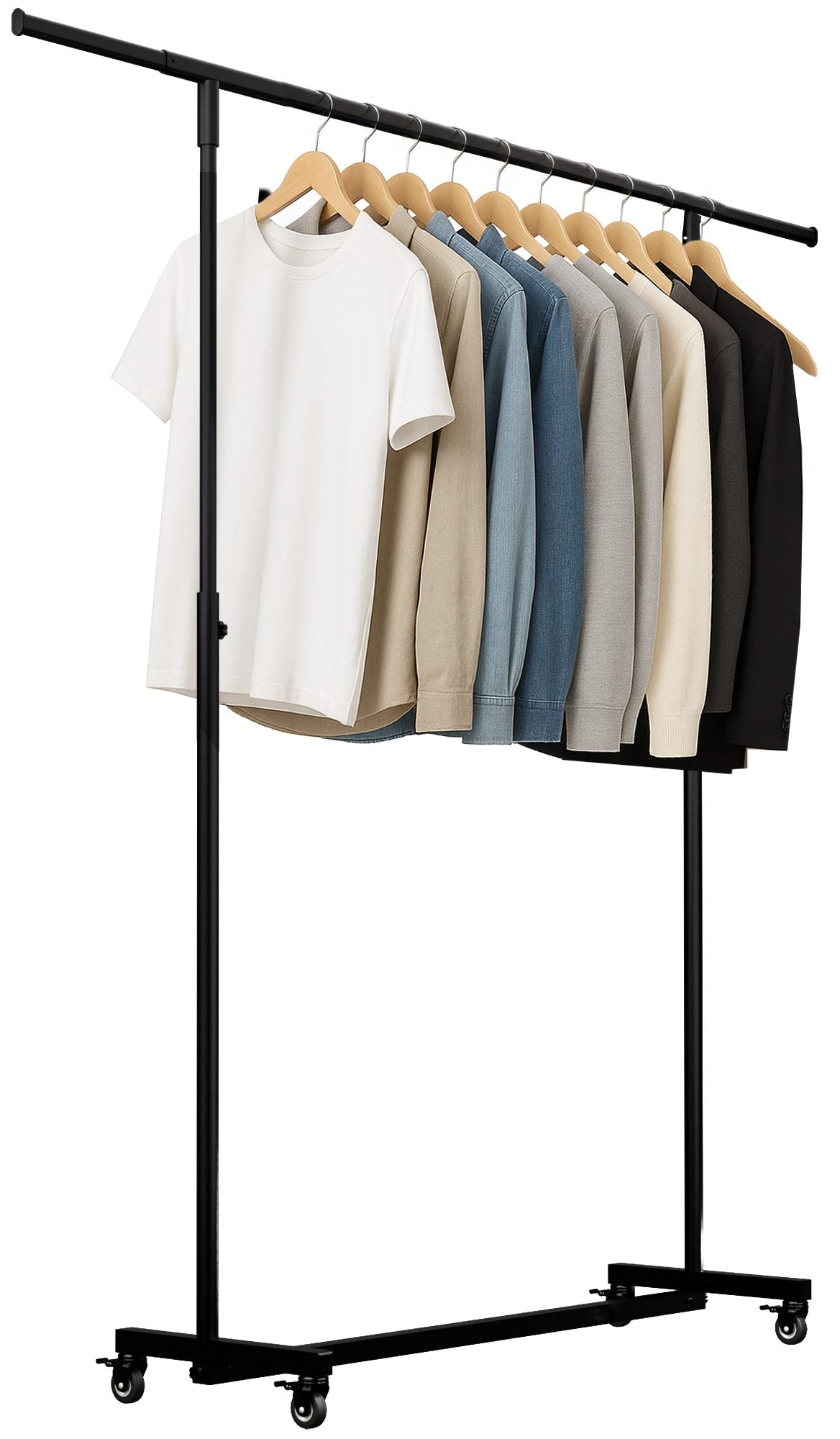 Klappbare Kleiderständer Soran 120x50x188