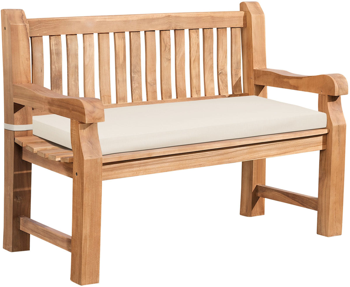 Teakbank Daxon mit Sitzkissen 120 cm – Ansicht 8