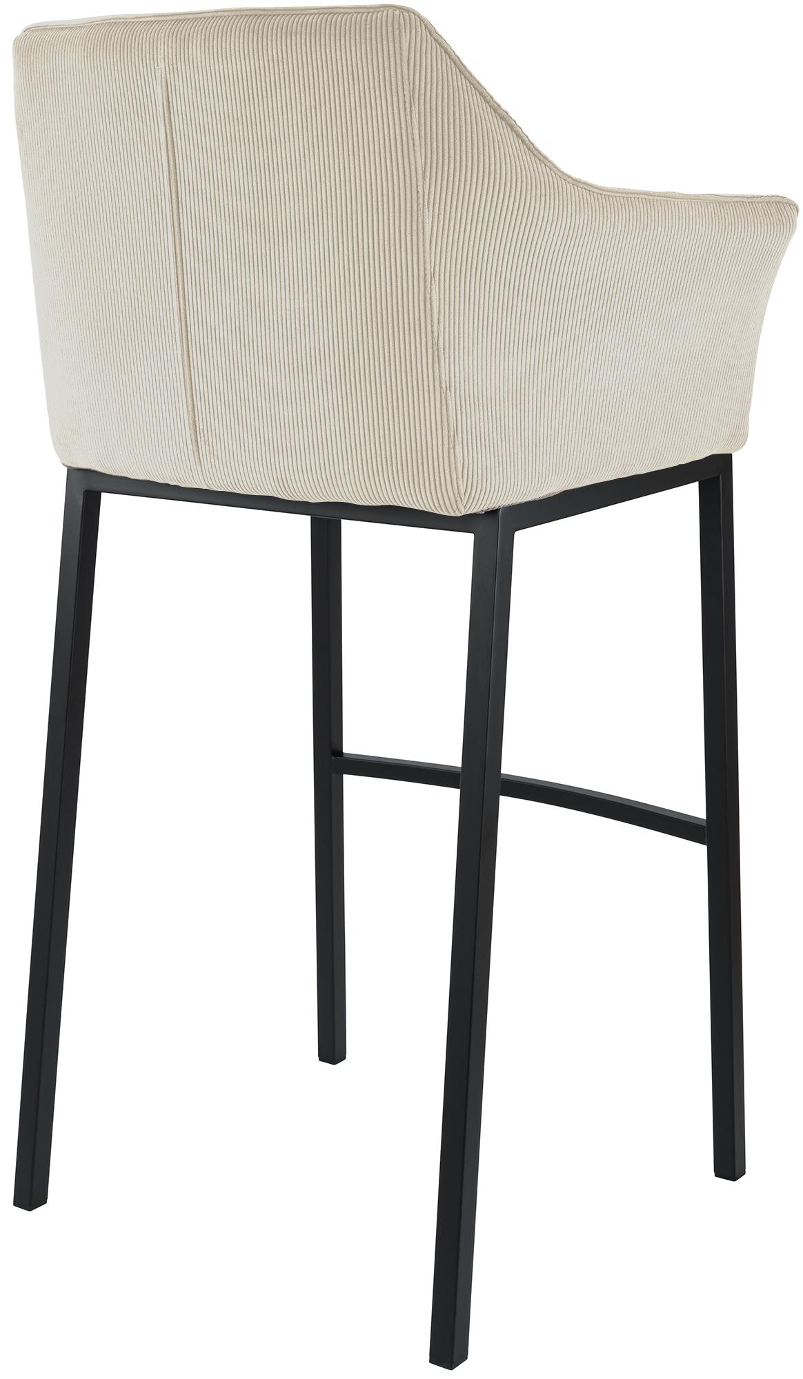 Barhocker Damaso B Cord mit 4-Fuß Gestell – Ansicht 6
