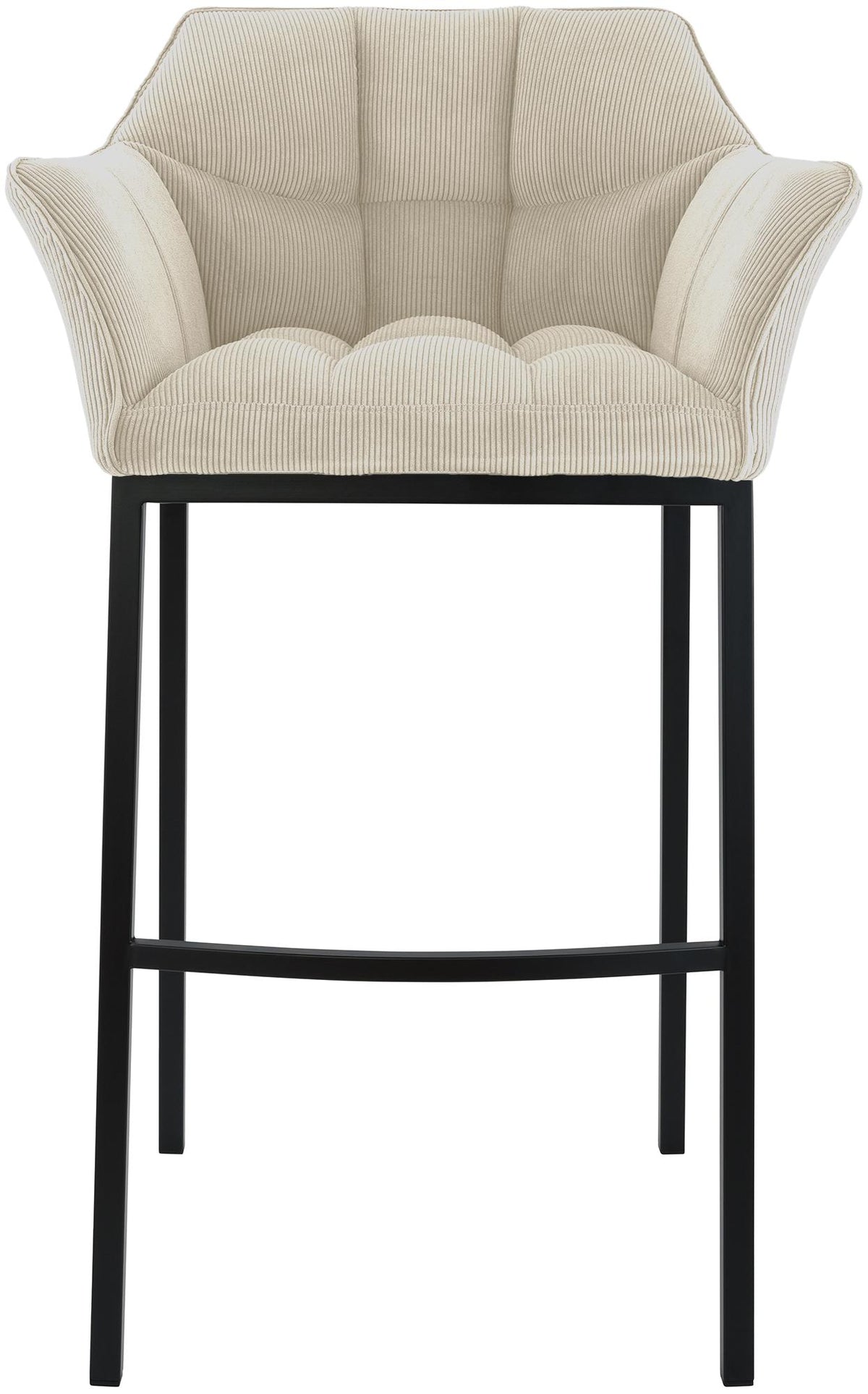 Barhocker Damaso B Cord mit 4-Fuß Gestell – Ansicht 5