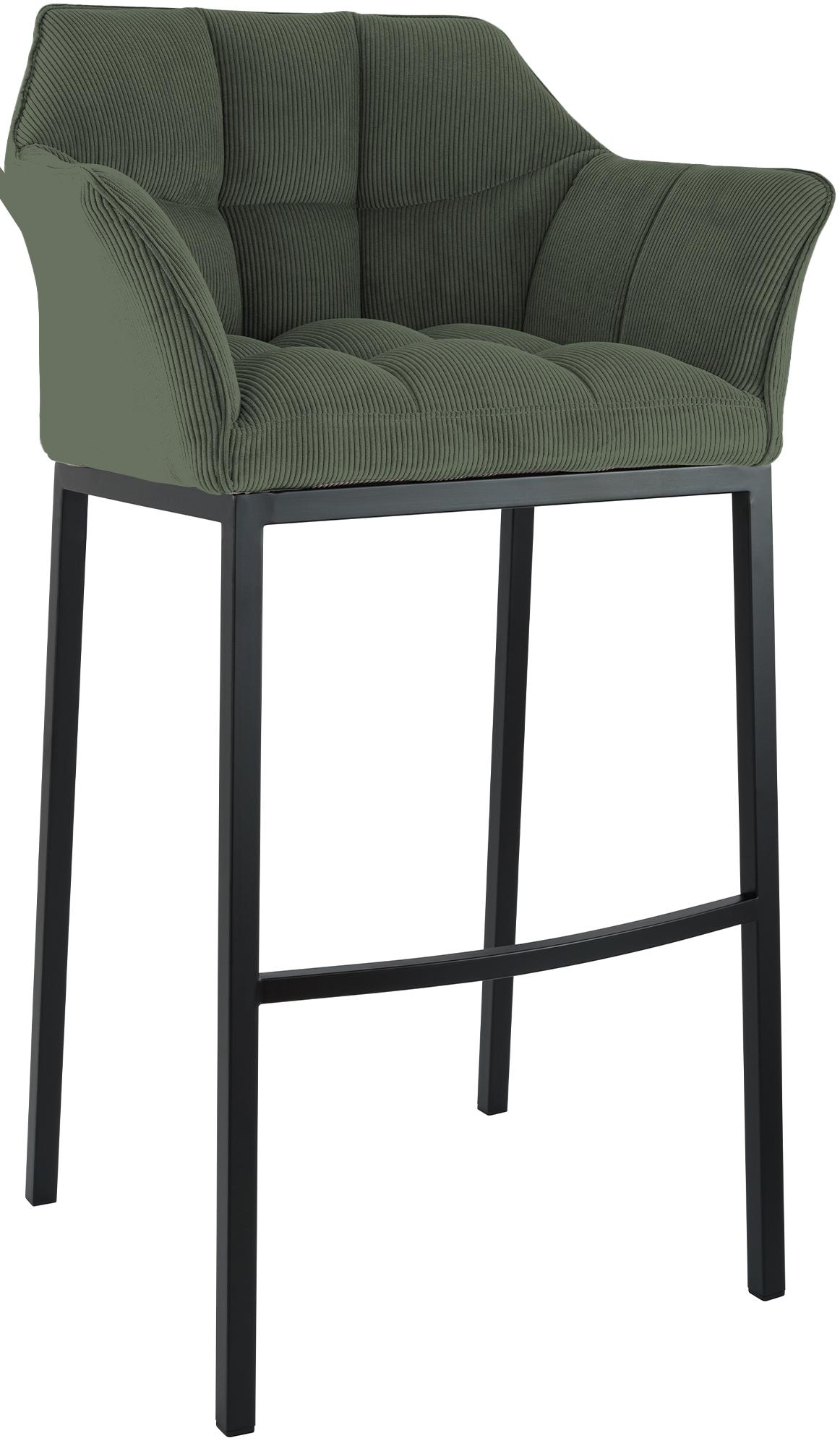 Barhocker Damaso B Cord mit 4-Fuß Gestell – Ansicht 15