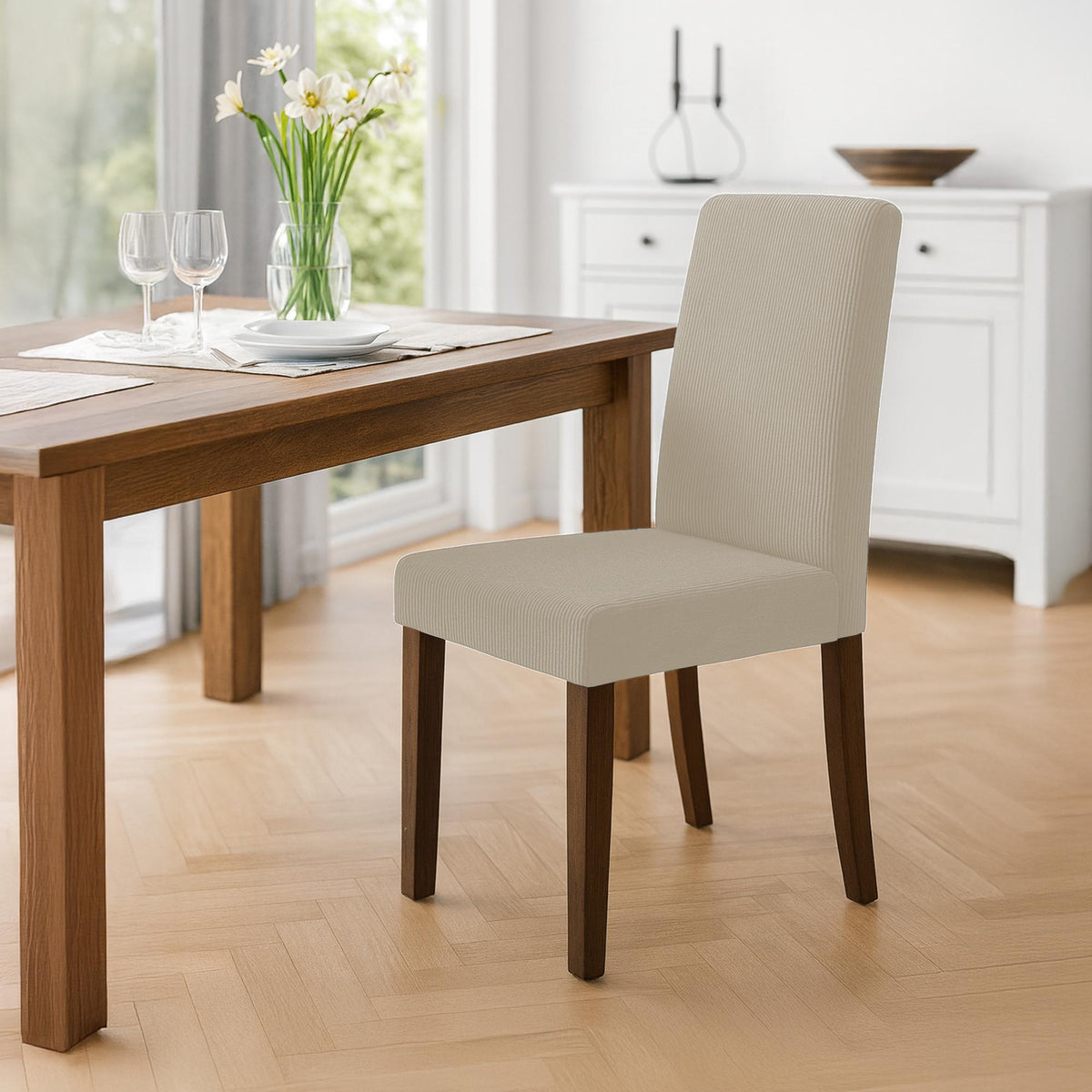 Esszimmerstuhl Ina Cord antik dunkel – Ansicht 10