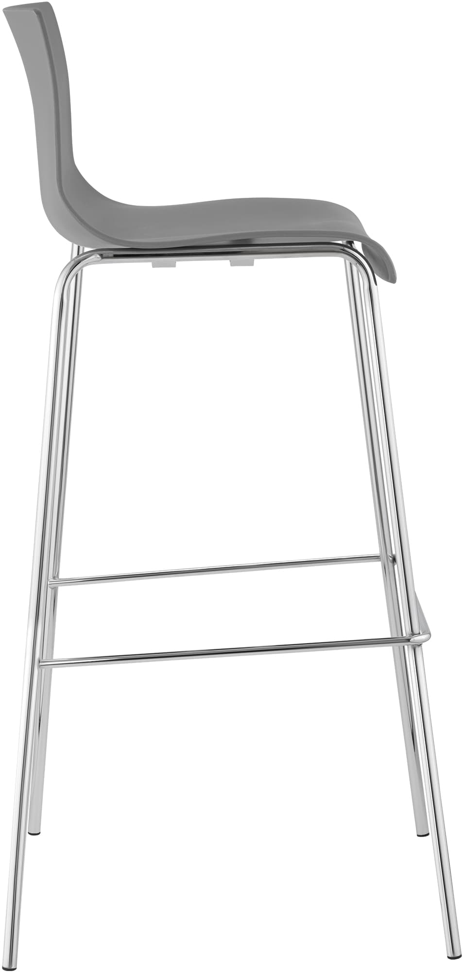 2er Set Barhocker Hoover Kunststoff 4-Fuß Gestell chrom – Ansicht 18