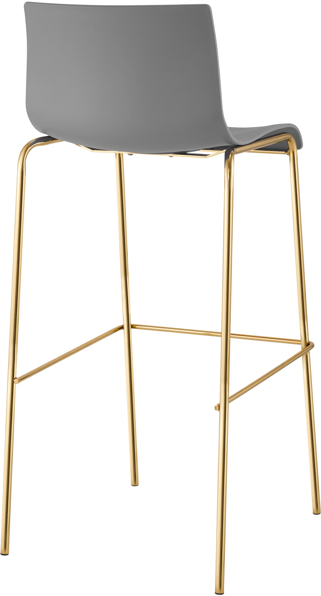 Barhocker Hoover Kunststoff 4-Fuß Gold – Ansicht 20