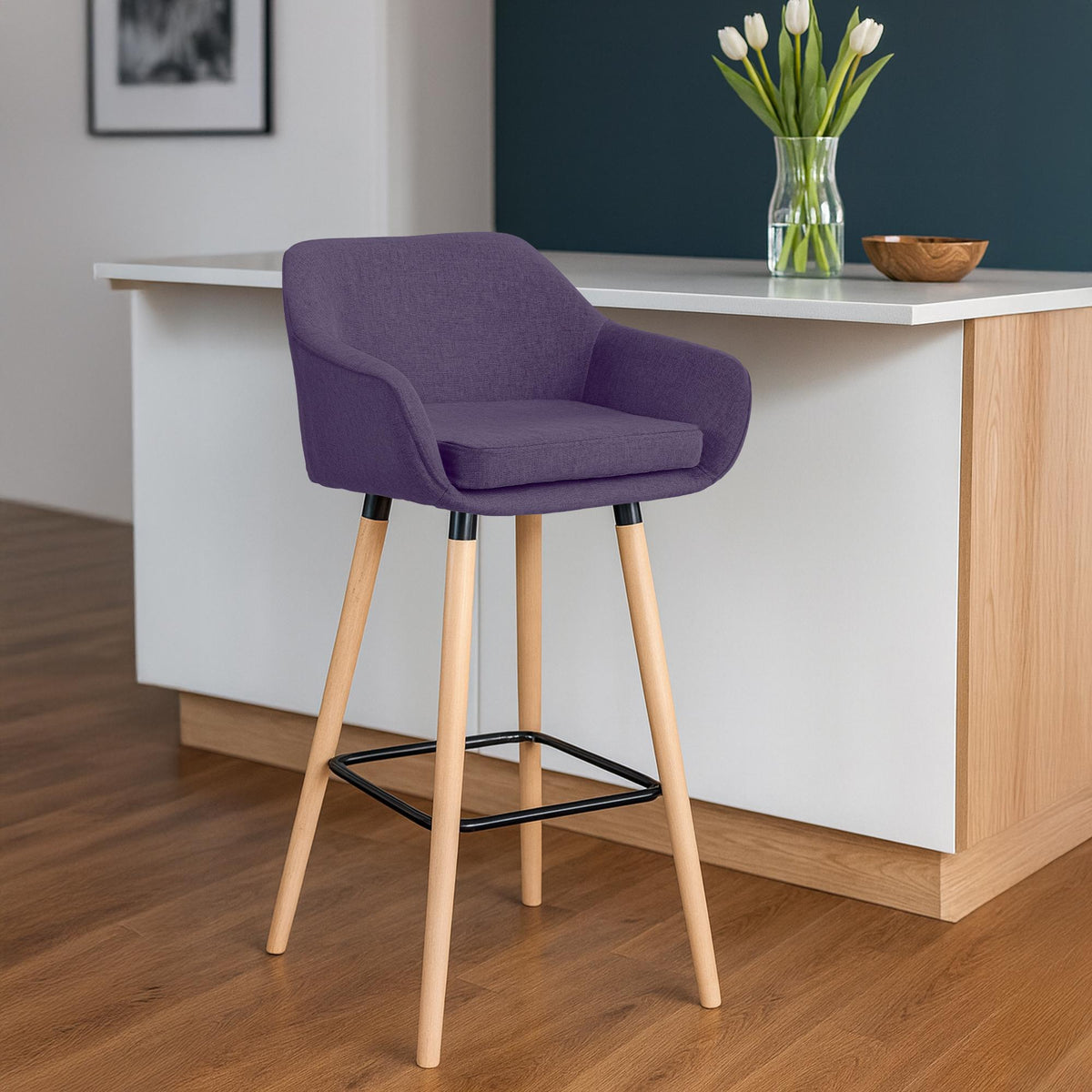 2er Set Barhocker Grant Stoff – Ansicht 10