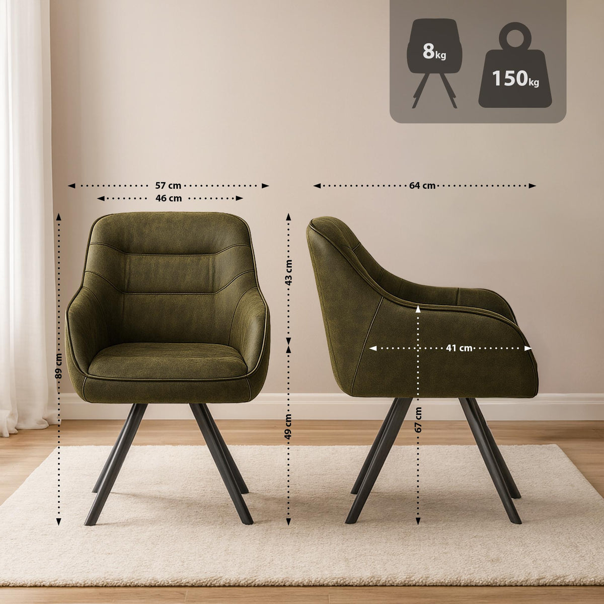 Stuhl Pettuli Vintage – Ansicht 9