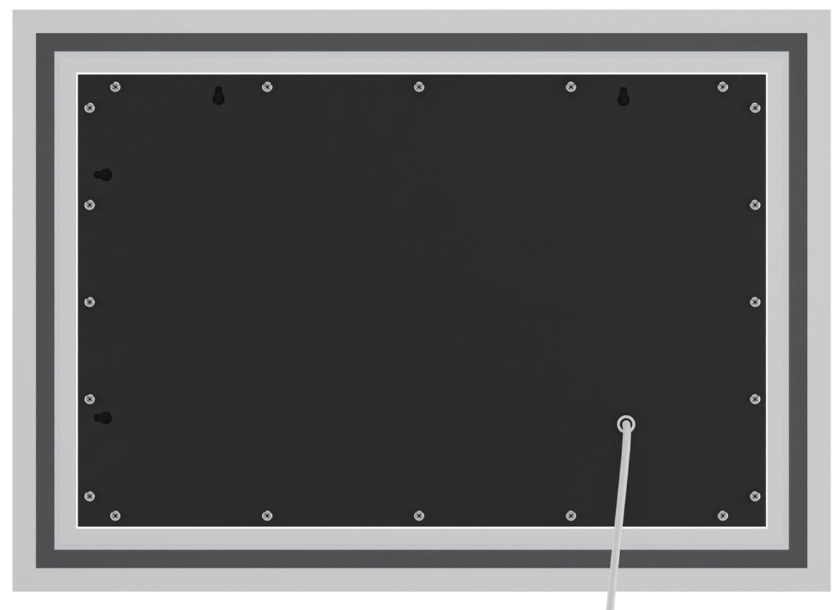 Badspiegel Jaffrey 50x70 ohne Bluetooth – Ansicht 7