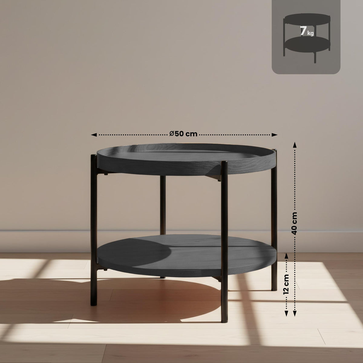 Couchtisch Corbitan 50 cm – Ansicht 2