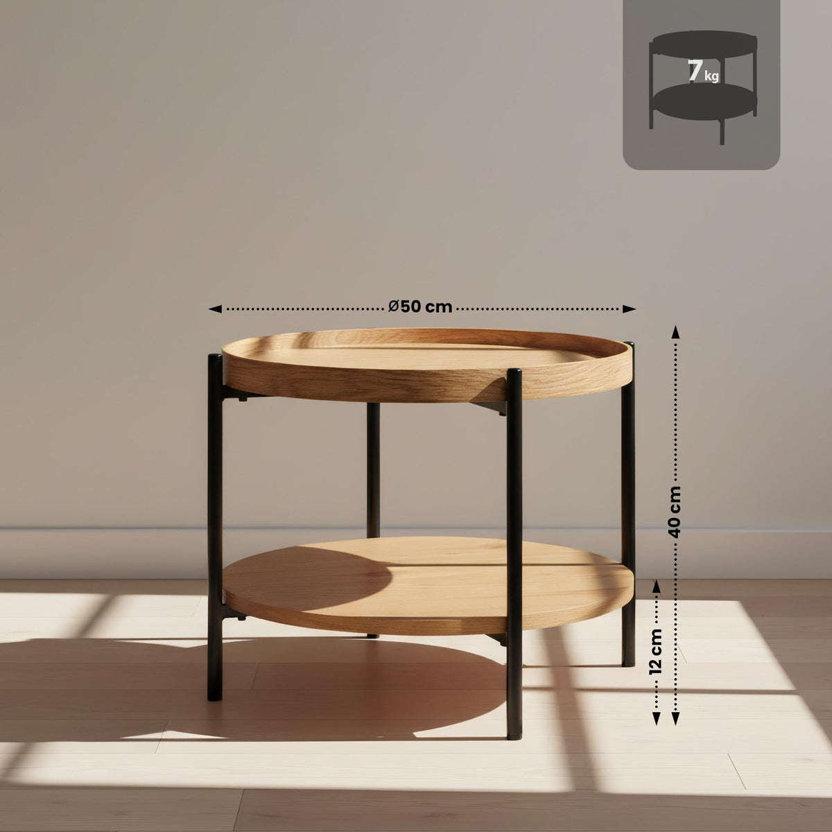 Couchtisch Corbitan 50 cm – Ansicht 9