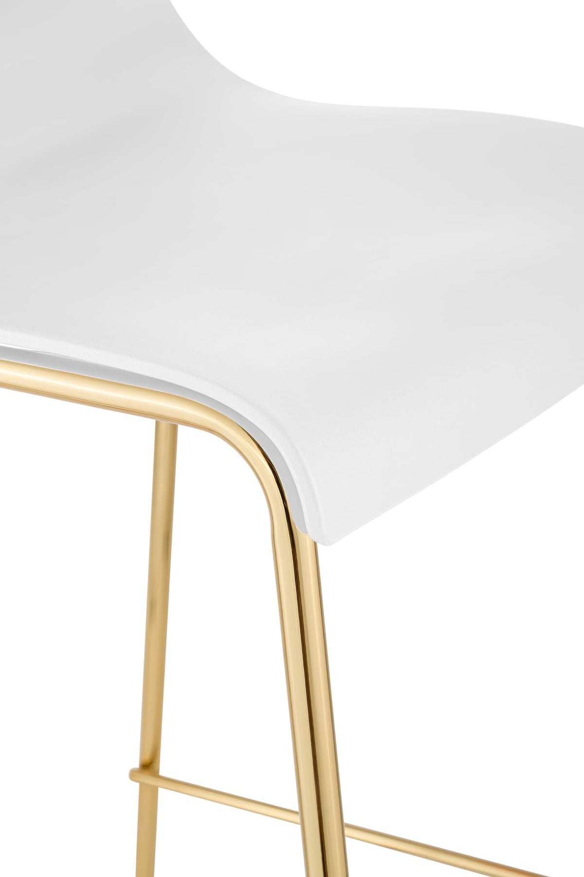 Barhocker Hoover Kunststoff 4-Fuß Gold – Ansicht 7