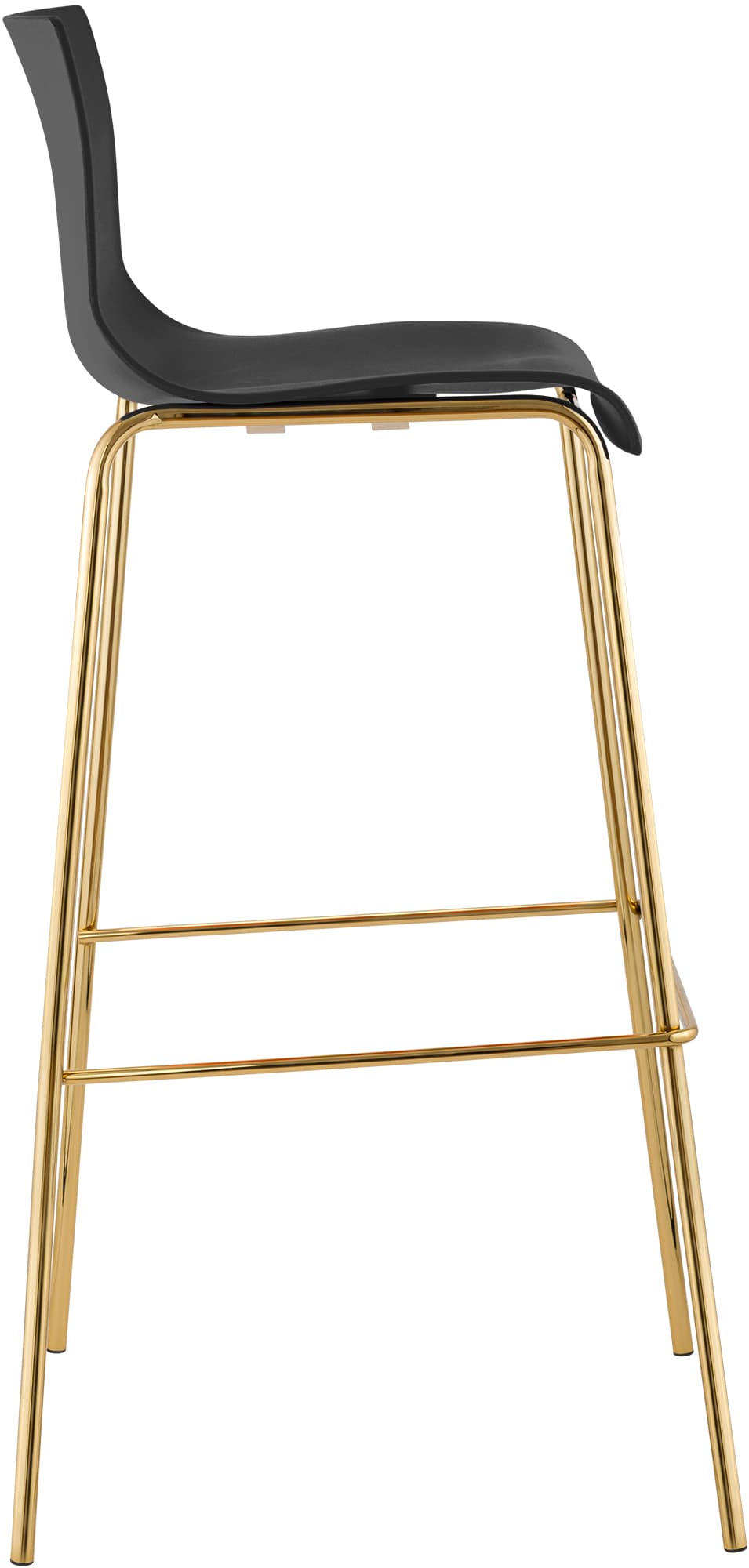 Barhocker Hoover Kunststoff 4-Fuß Gold – Ansicht 12