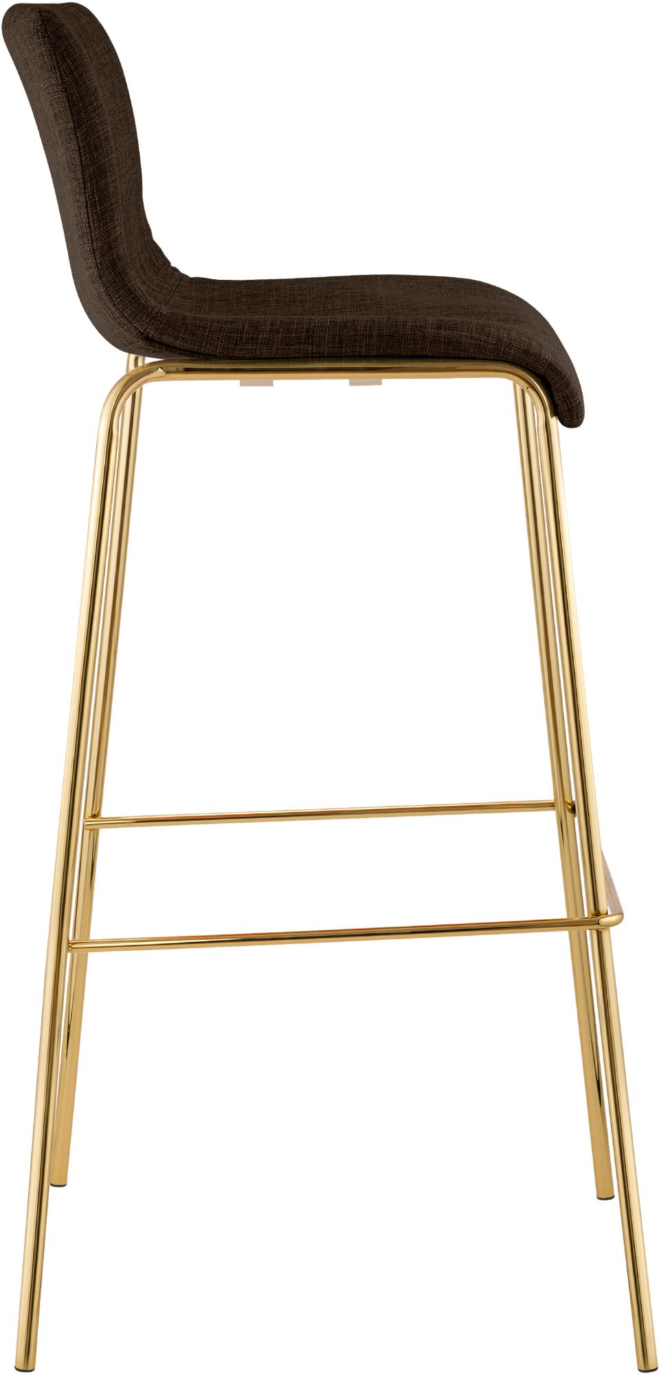 Barhocker Hoover Stoff 4-Fuß Gold – Ansicht 12