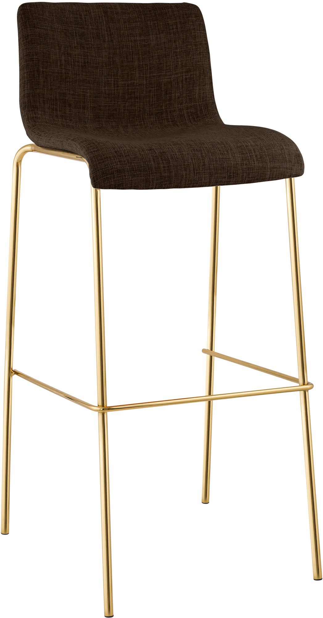 Barhocker Hoover Stoff 4-Fuß Gold – Ansicht 8