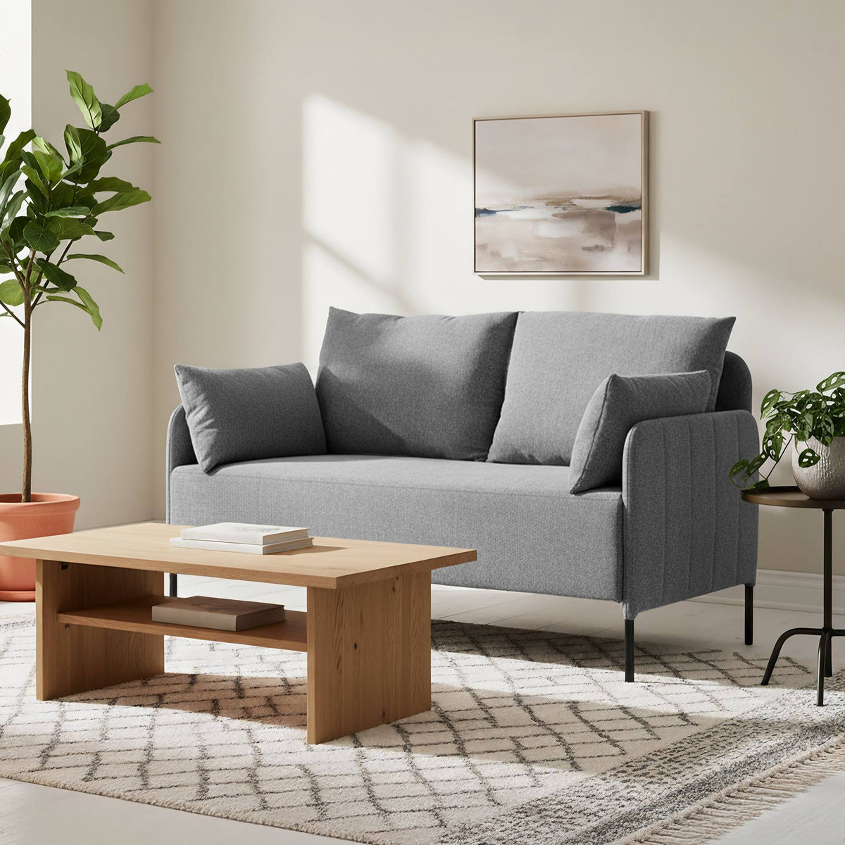 Ziden Couch 2 Sitzer Stoff – Ansicht 17