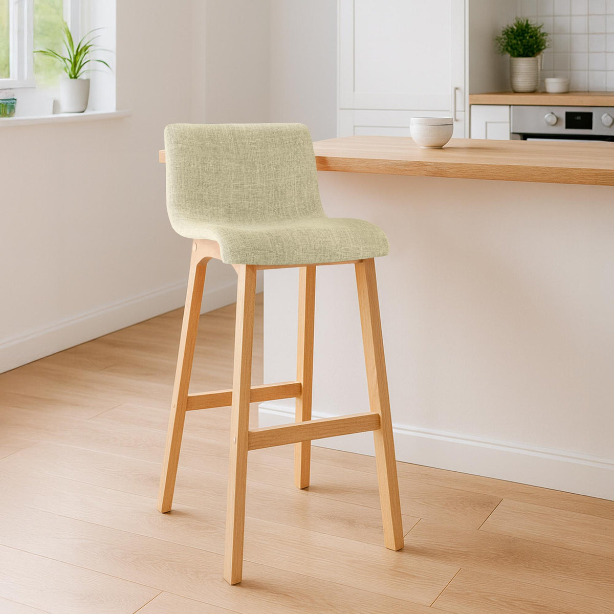 Barhocker Hoover Stoff Natura – Ansicht 17
