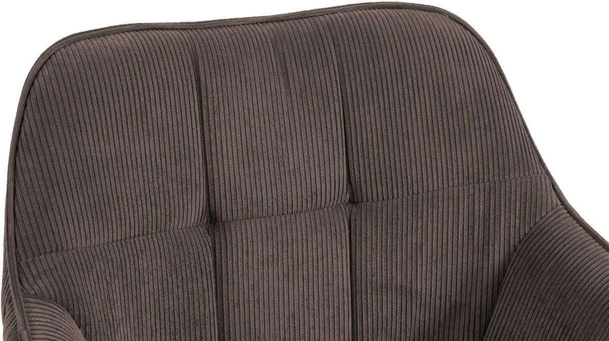 Esszimmerstuhl Vienna Cord schwarz – Ansicht 7