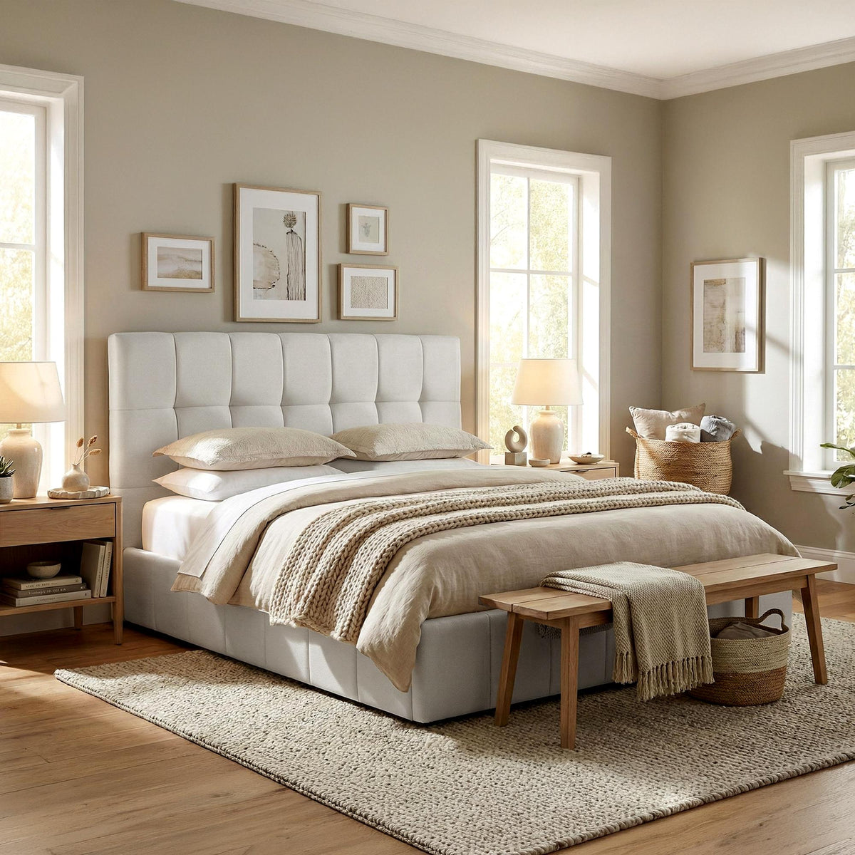 Bett Ladia Stoff 180x200 cm – Ansicht 3