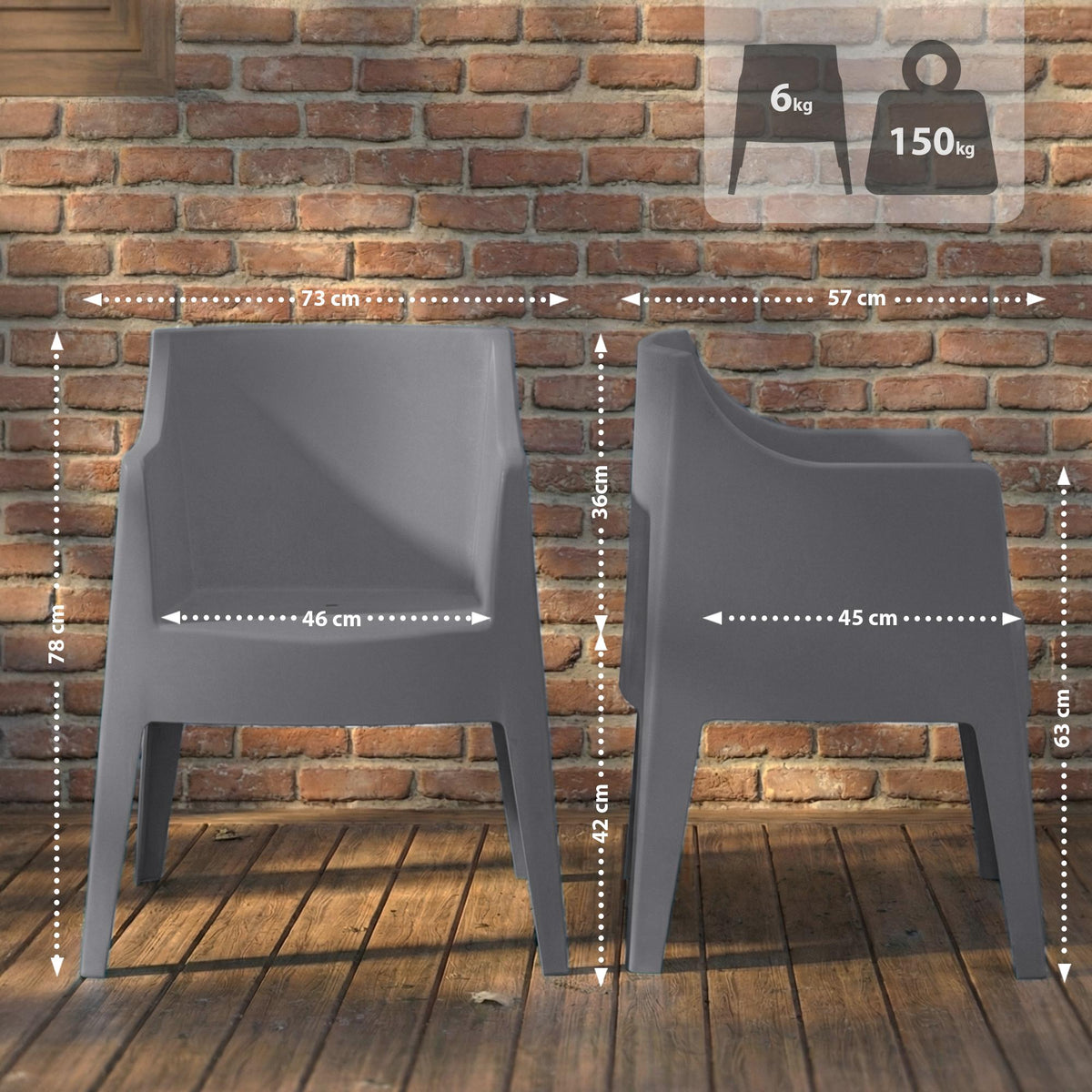 6er Set Stühle Bartal – Ansicht 16