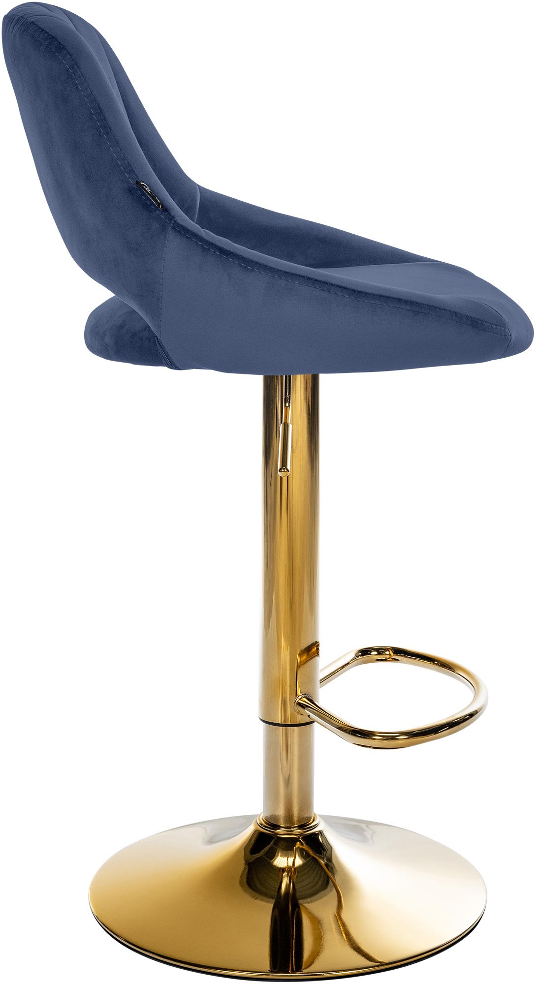 Barhocker Milet Samt gold – Ansicht 5