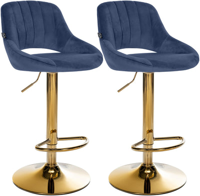 2er Set Barhocker Milet Samt G