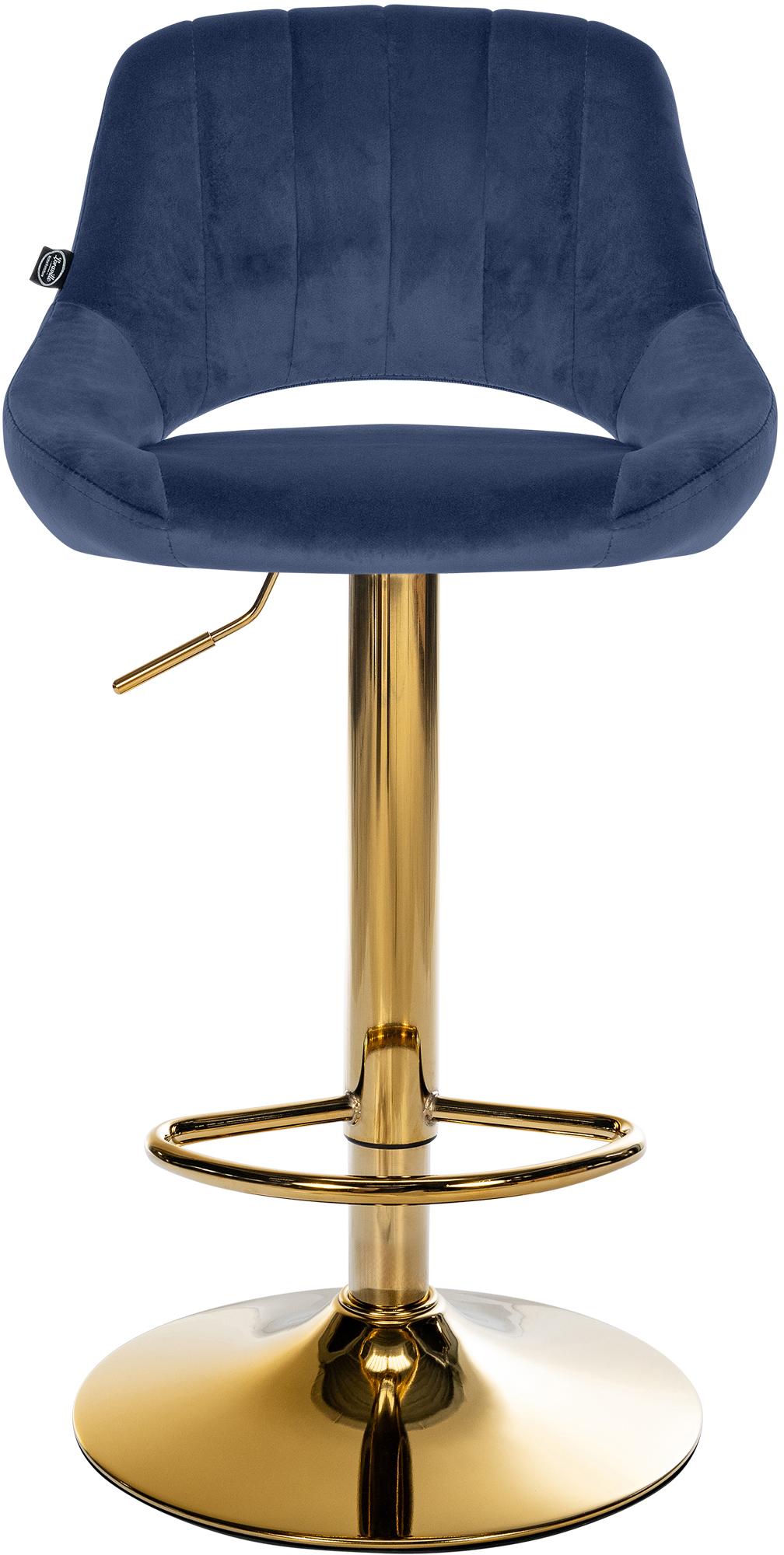 2er Set Barhocker Milet Samt G – Ansicht 4