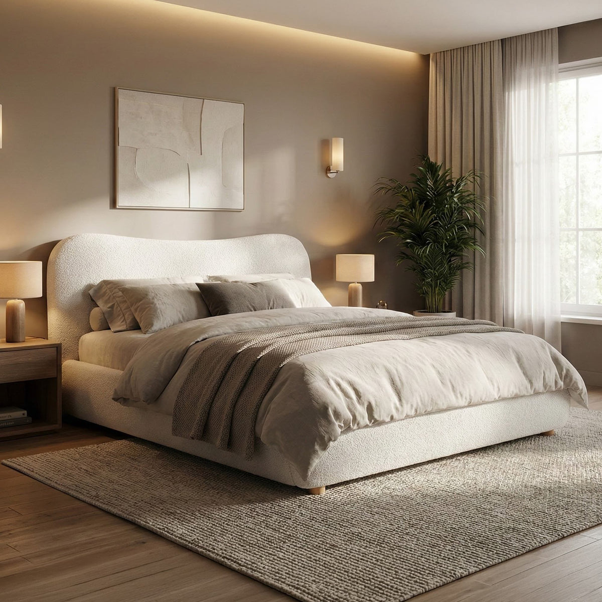 Bett Maido Teddy Stoff 160x200 cm – Ansicht 12