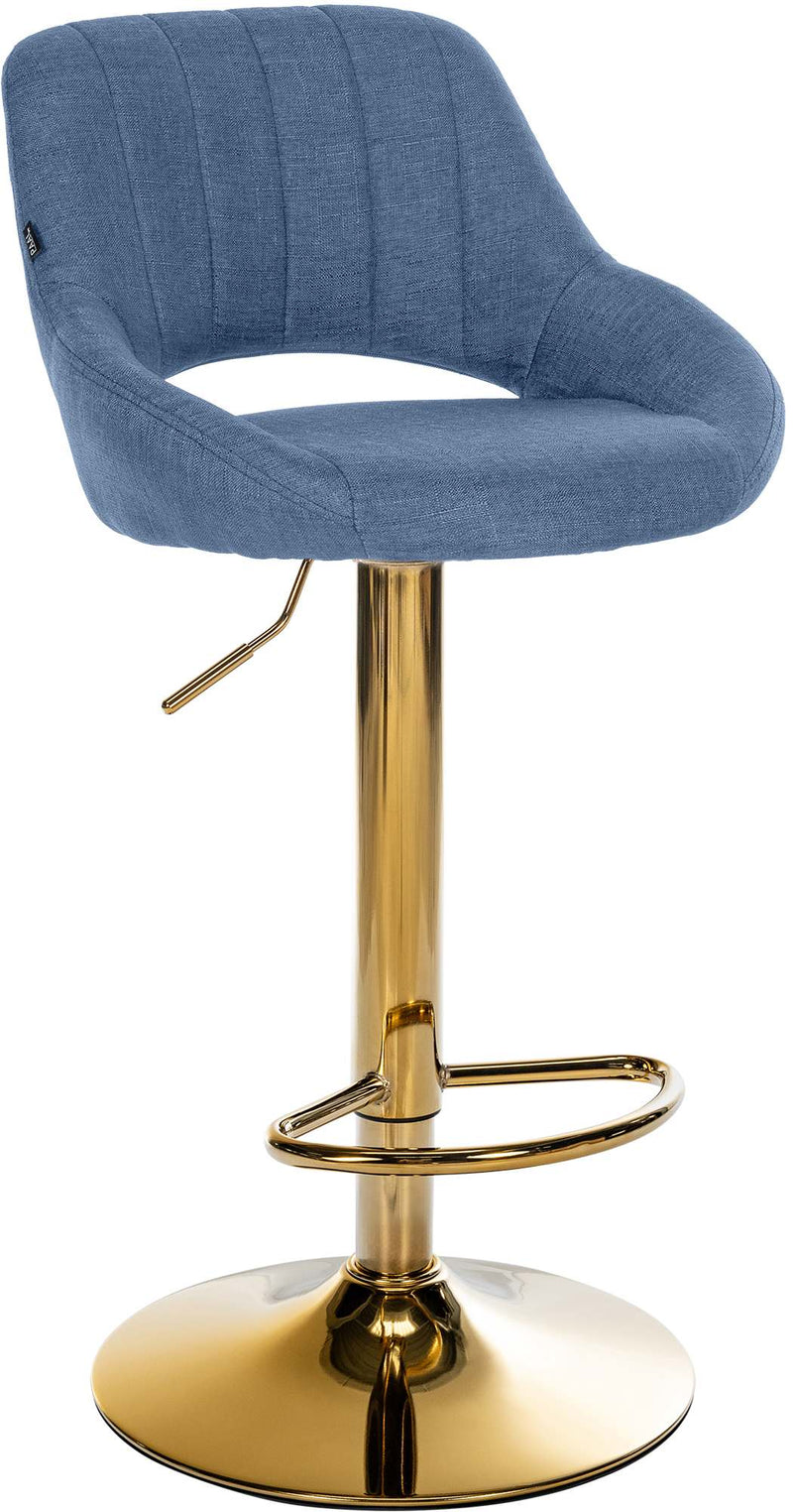 Barhocker Milet Stoff gold