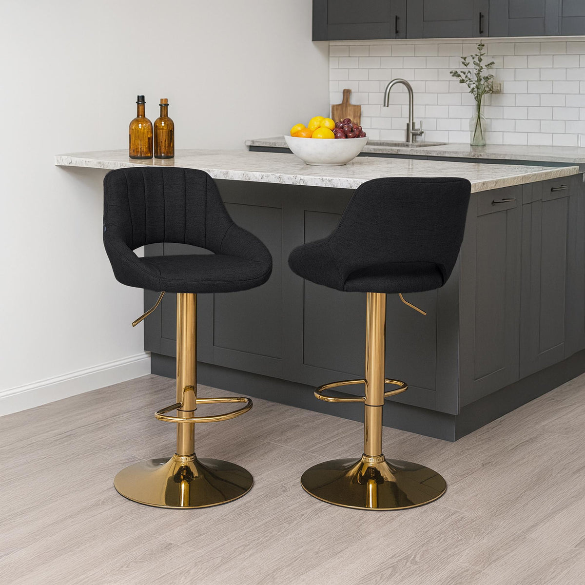 2er Set Barhocker Milet Stoff G – Ansicht 10