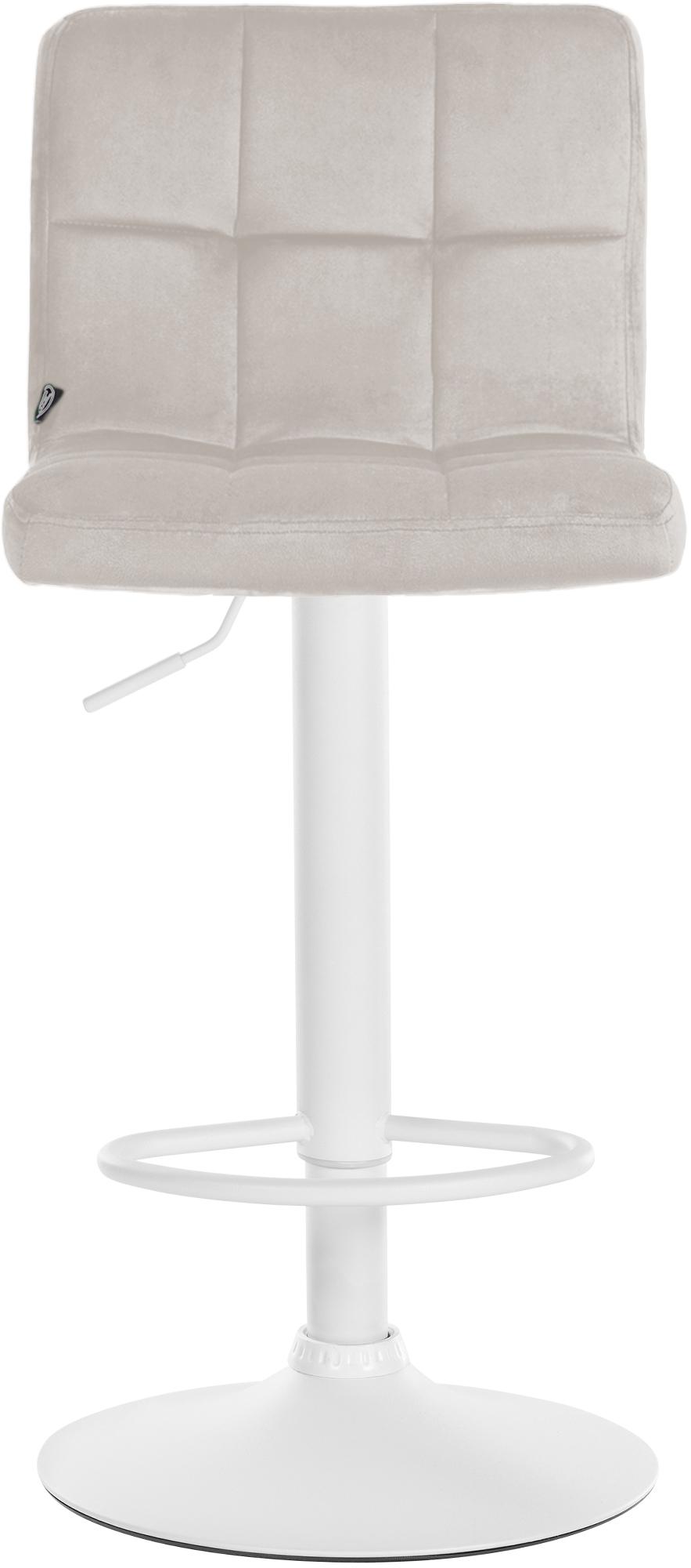 Barhocker Peru Samt weiß – Ansicht 12