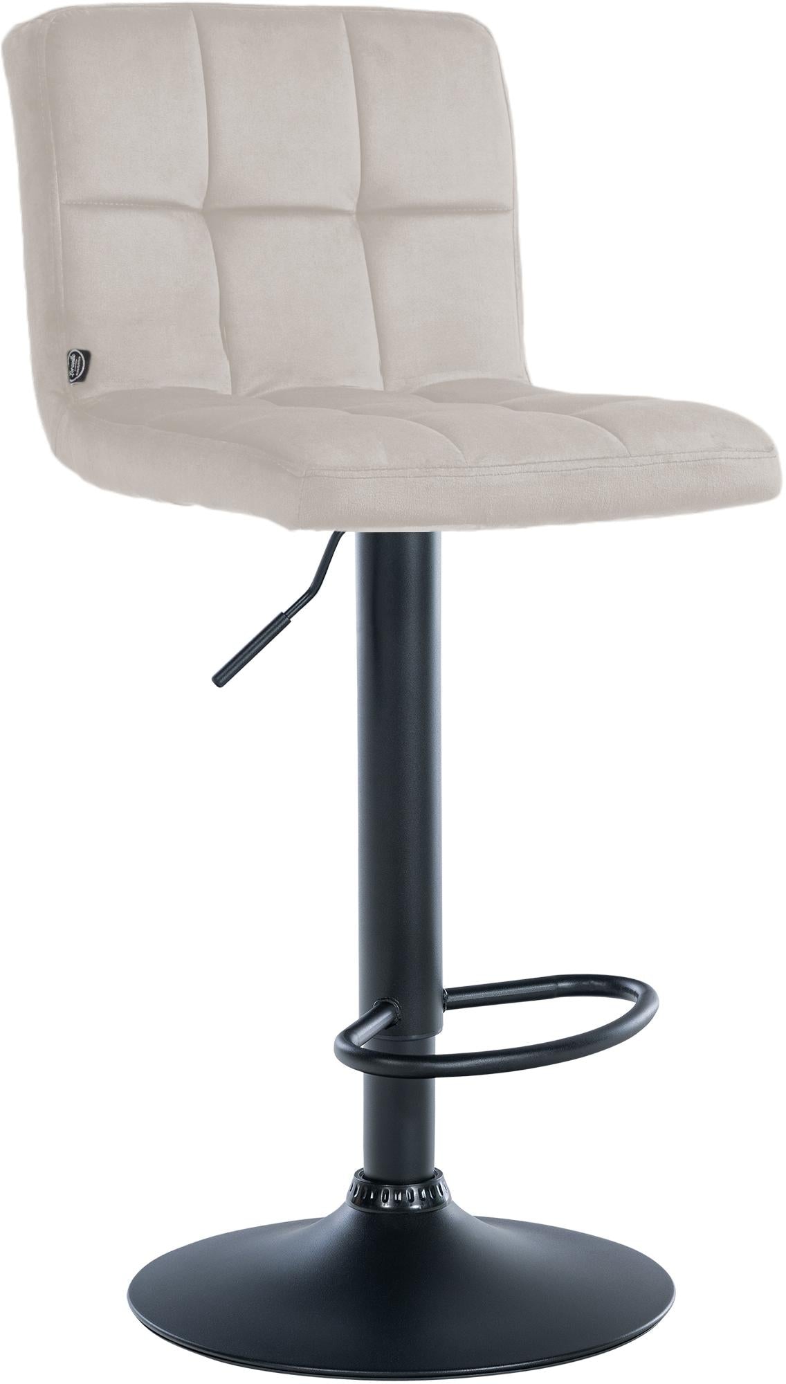 Barhocker Peru Samt schwarz – Ansicht 8