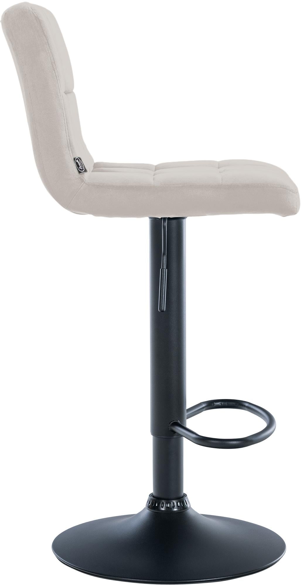 Barhocker Peru Samt schwarz – Ansicht 13