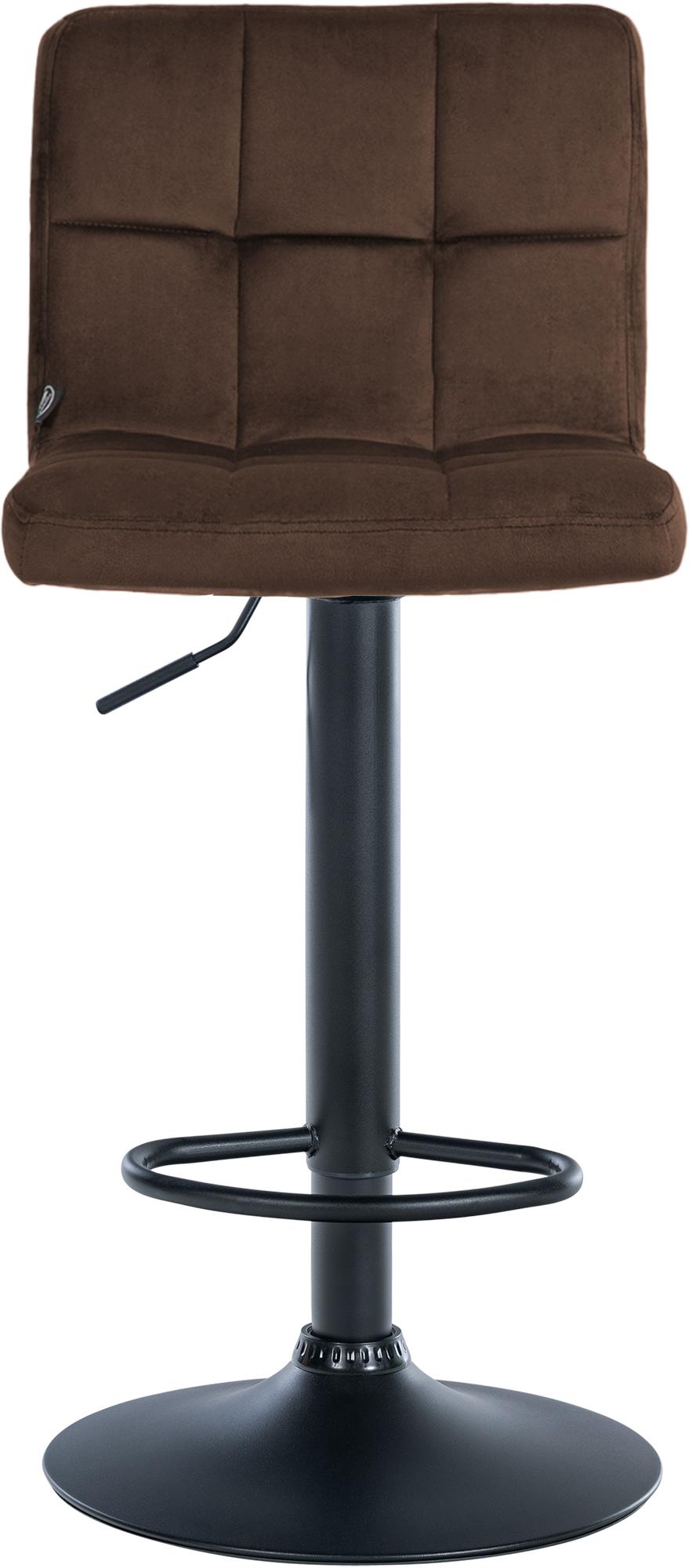Barhocker Peru Samt schwarz – Ansicht 5