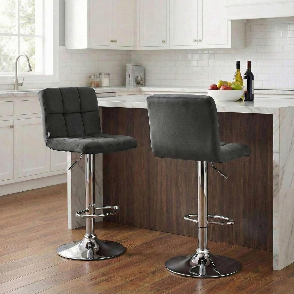 Barhocker Peru Samt chrom – Ansicht 17