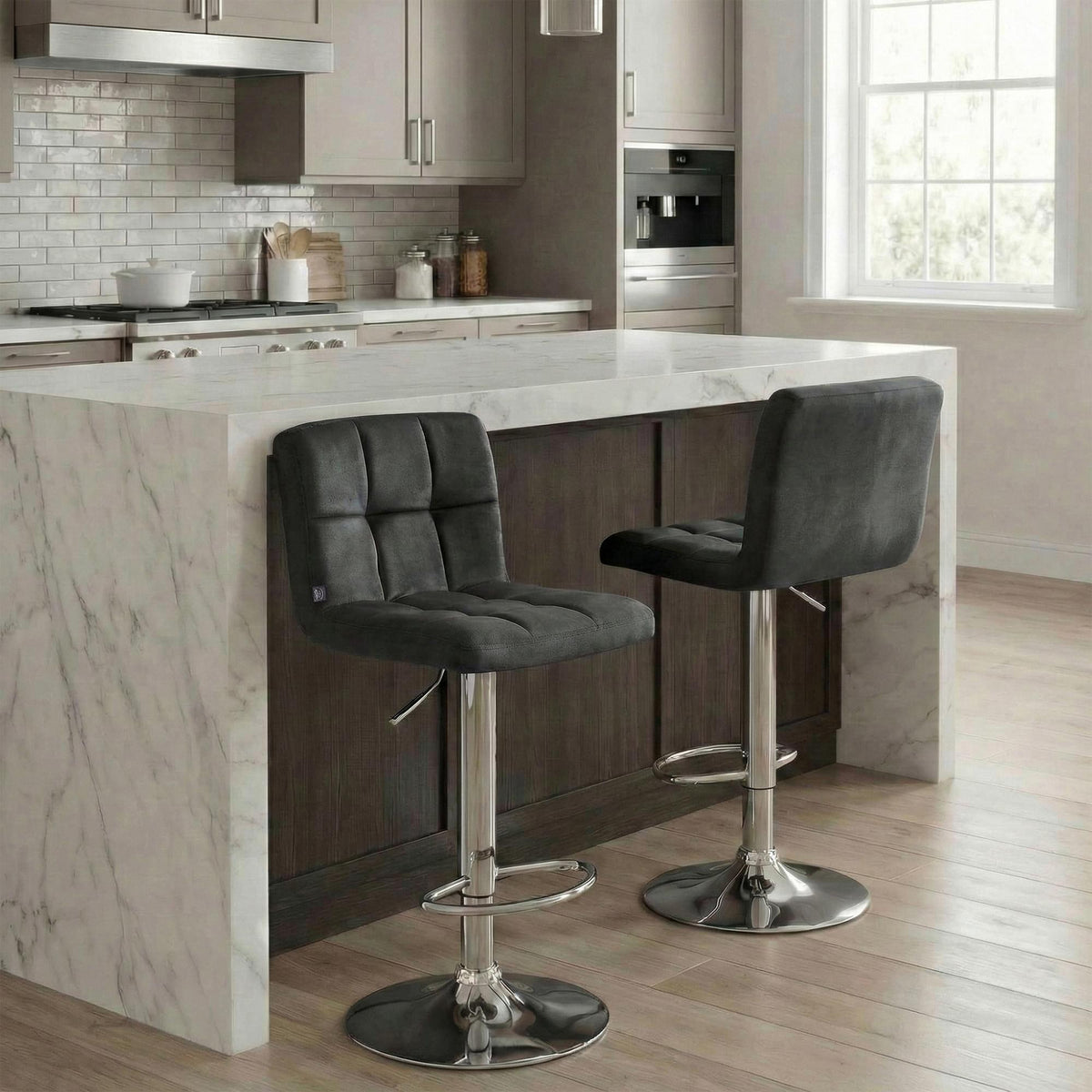 Barhocker Peru Samt chrom – Ansicht 18