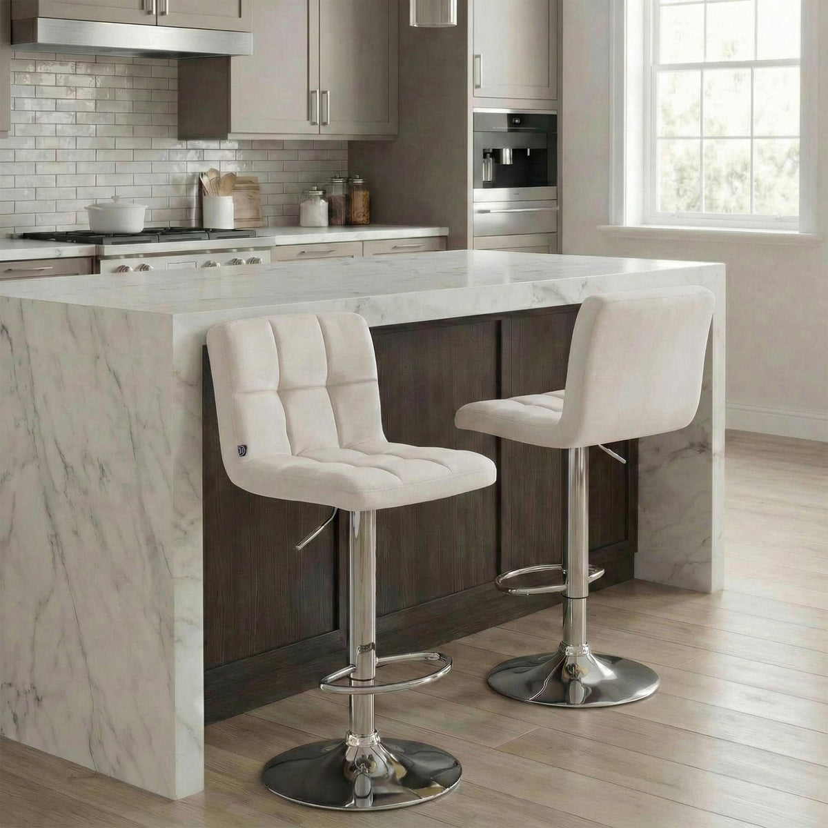Barhocker Peru Samt chrom – Ansicht 11