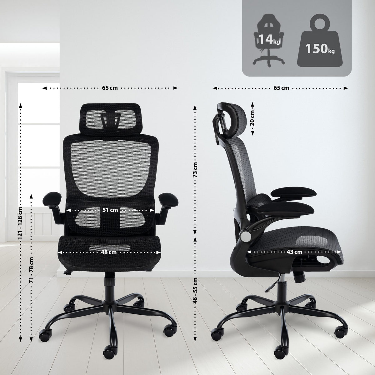Bürostuhl Kaylee – Ansicht 2