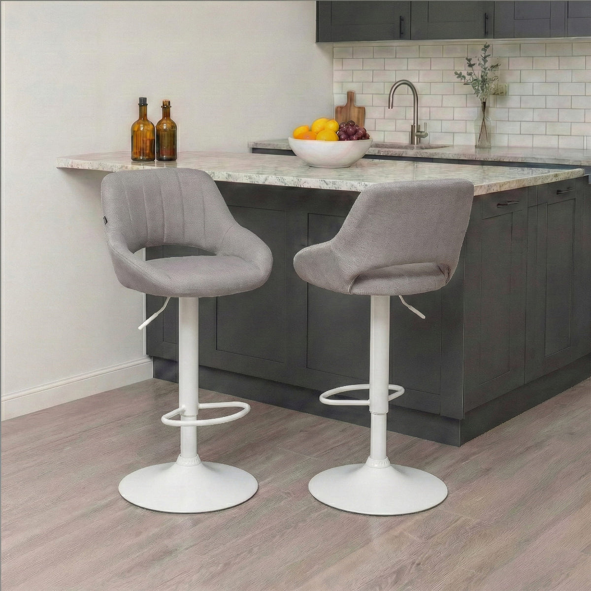2er Set Barhocker Milet Stoff W – Ansicht 17