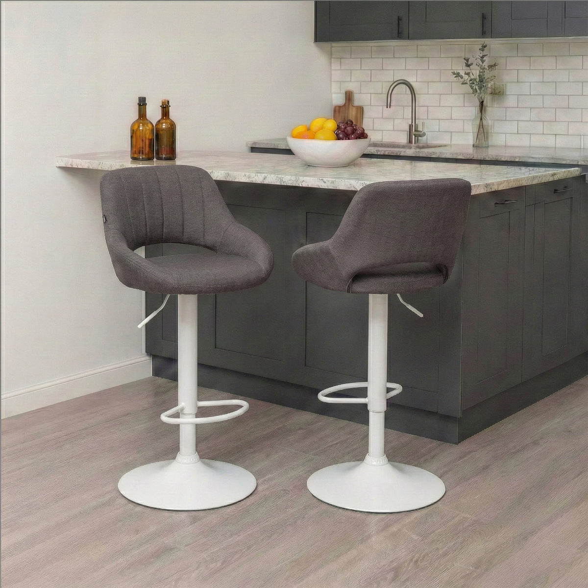 2er Set Barhocker Milet Stoff W – Ansicht 10