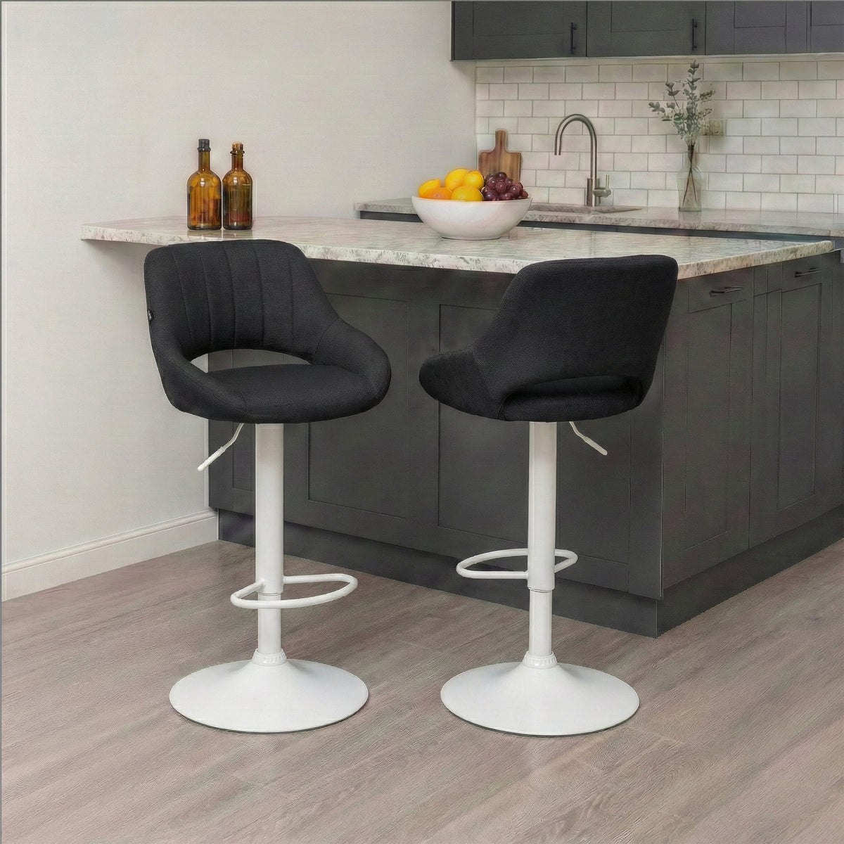 2er Set Barhocker Milet Stoff W – Ansicht 3