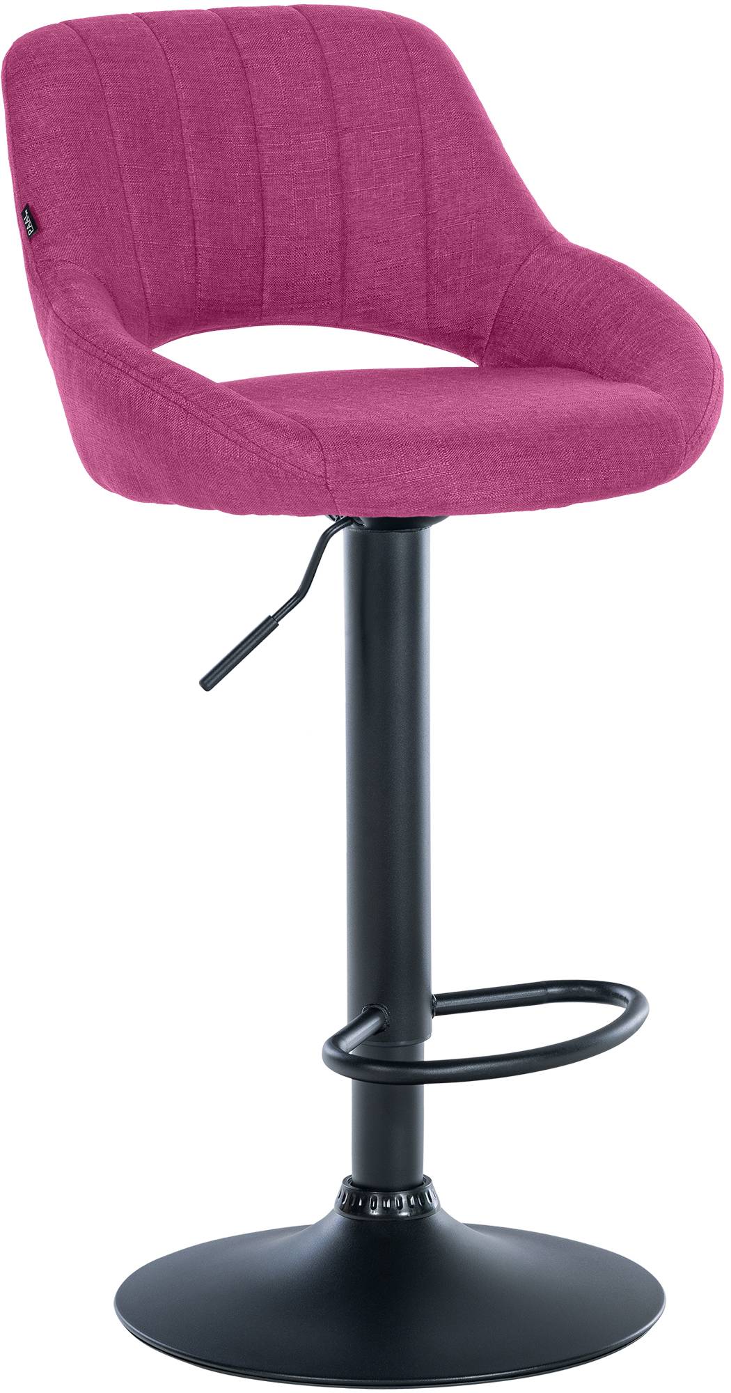 Barhocker Milet Stoff schwarz